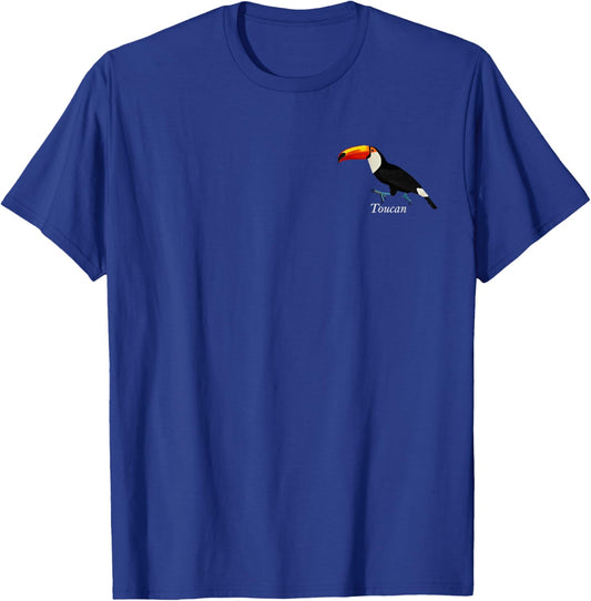 Toucan Bird Birdlover Birdwatcher Animal Birding Biologist T-Shirt - T-Shirt | Royal