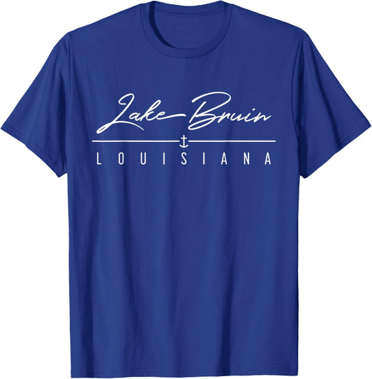 Lake Bruin LA T-Shirt - T-Shirt | Royal
