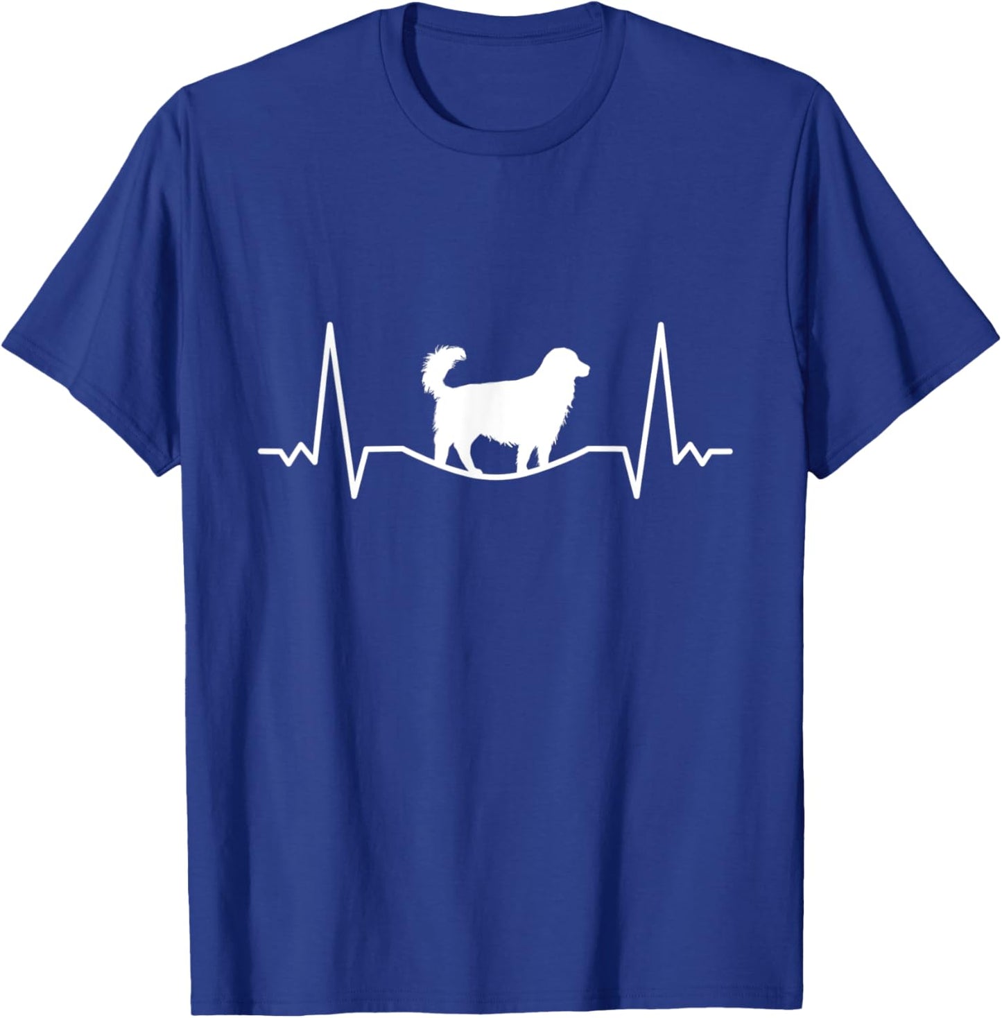 Golden Retriever heartbeat - Golden Retriever gift T-Shirt - T-Shirt | Royal