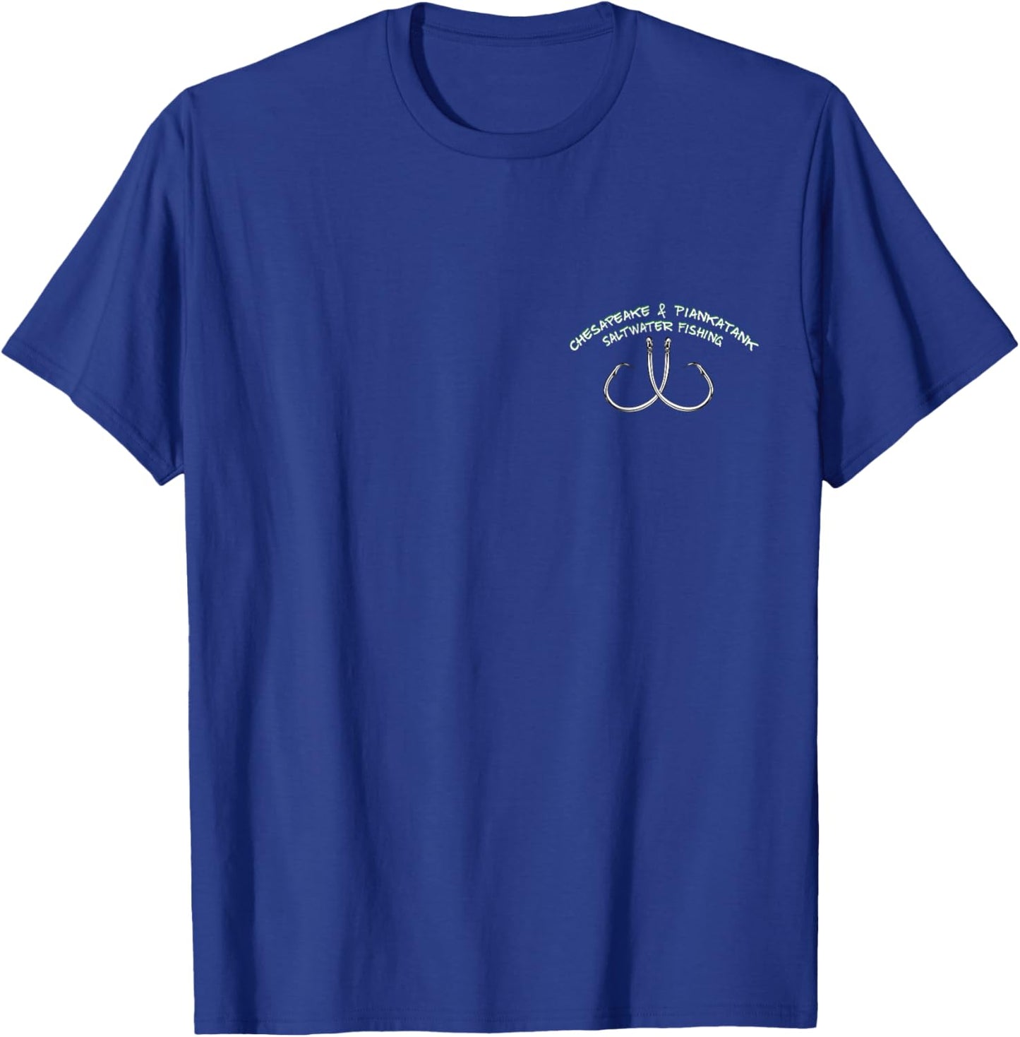 Piankatank River Chesapeake Bay Red Drum Fishing T-Shirt - T-Shirt | Royal