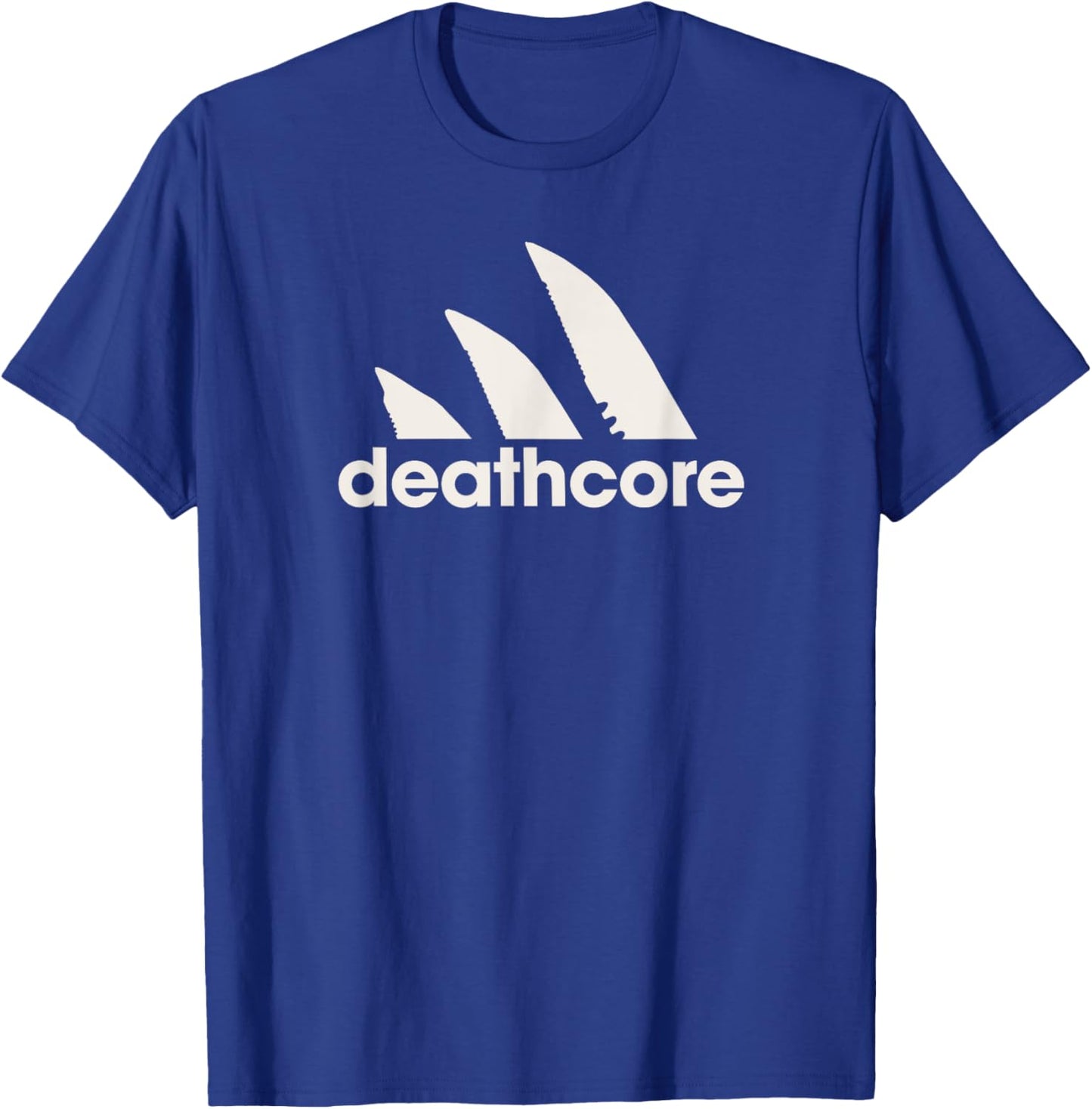 Deathcore Knives Heavy Metal T-Shirt - T-Shirt | Royal