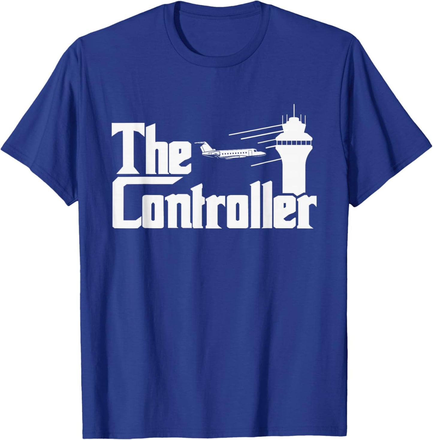 The Controller - Air Traffic Control Aircraft ATC Airfield T-Shirt - T-Shirt | Royal