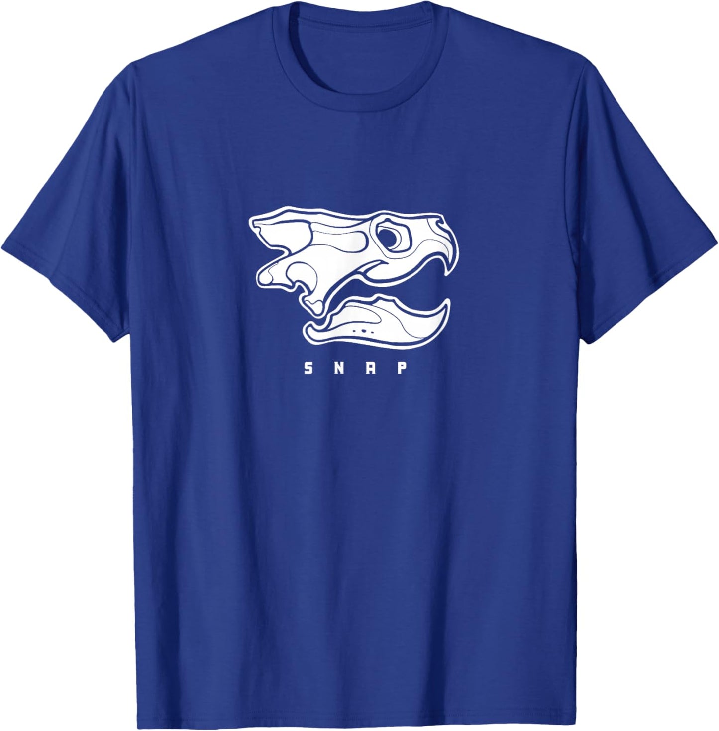 Common snapping turtle skull, side view. For reptiles lovers T-Shirt - T-Shirt | Royal