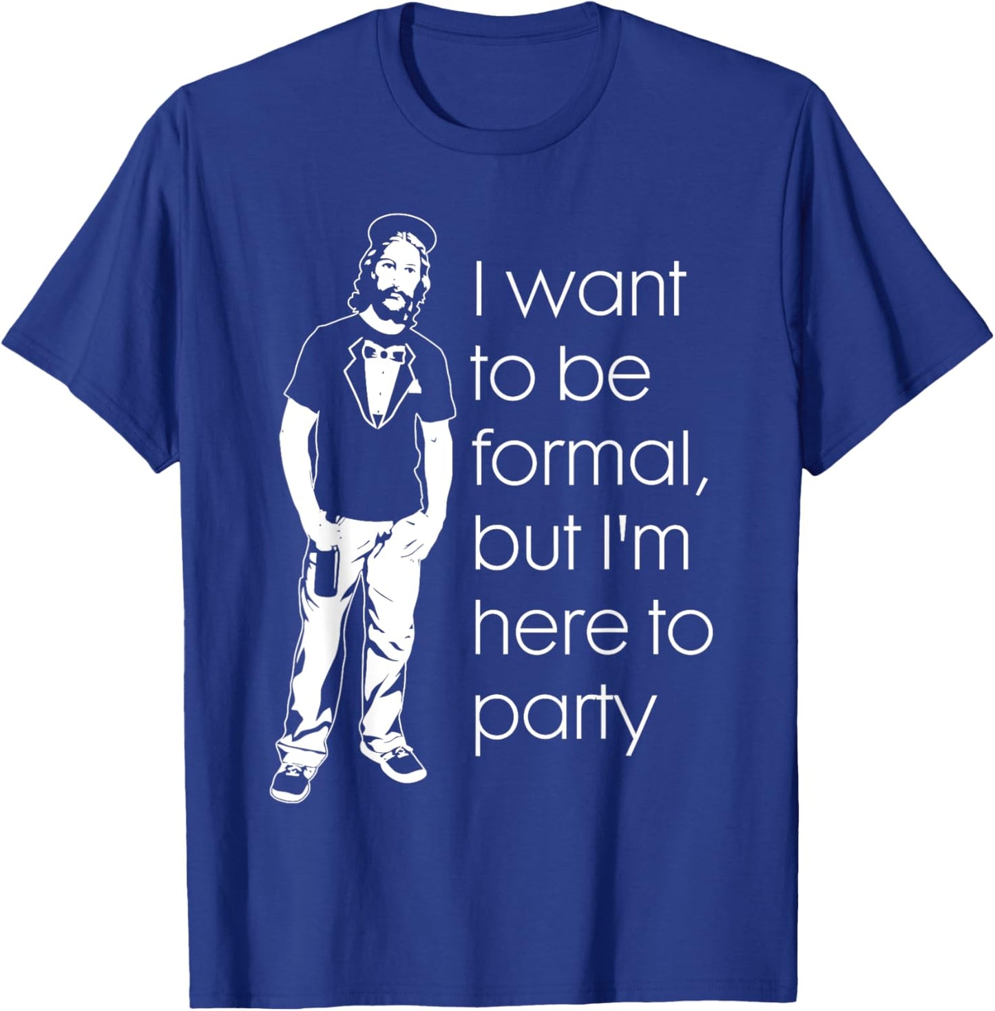 Tuxedo Jesus T-Shirt - T-Shirt | Royal