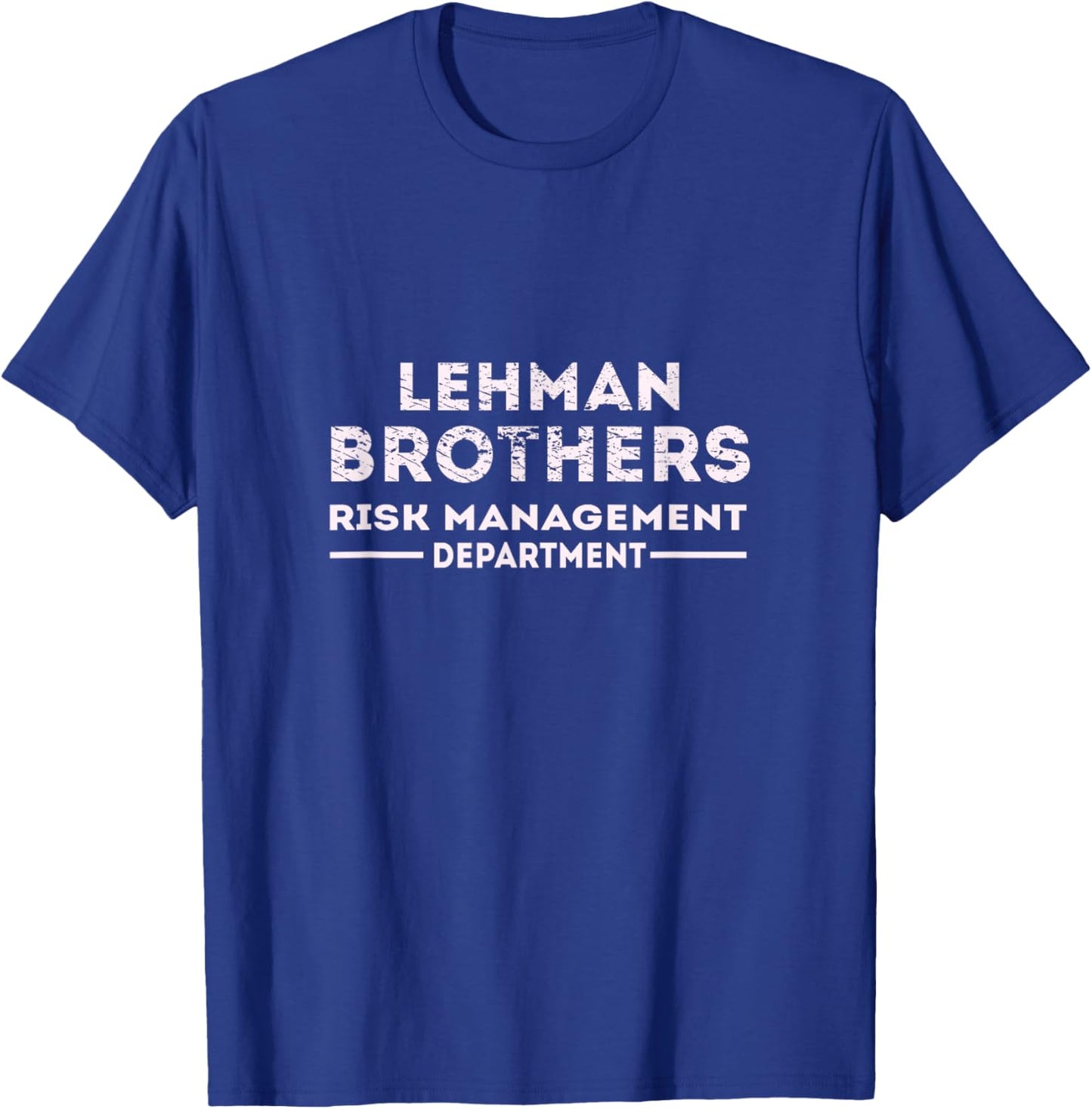 Lehman Brothers 2008 T-Shirt - T-Shirt | Royal