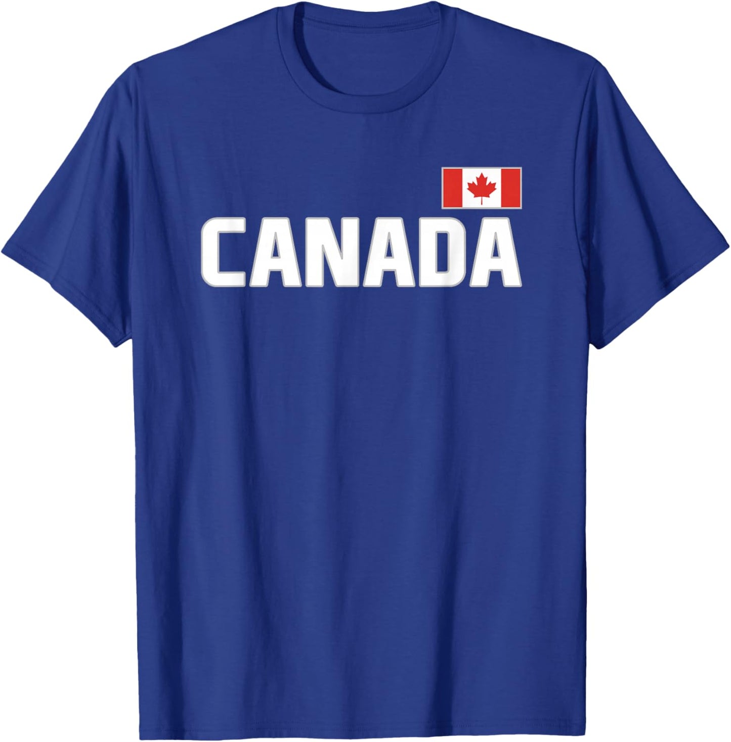 Canada Flag Canadian Pride International Country T-Shirt - T-Shirt | Royal