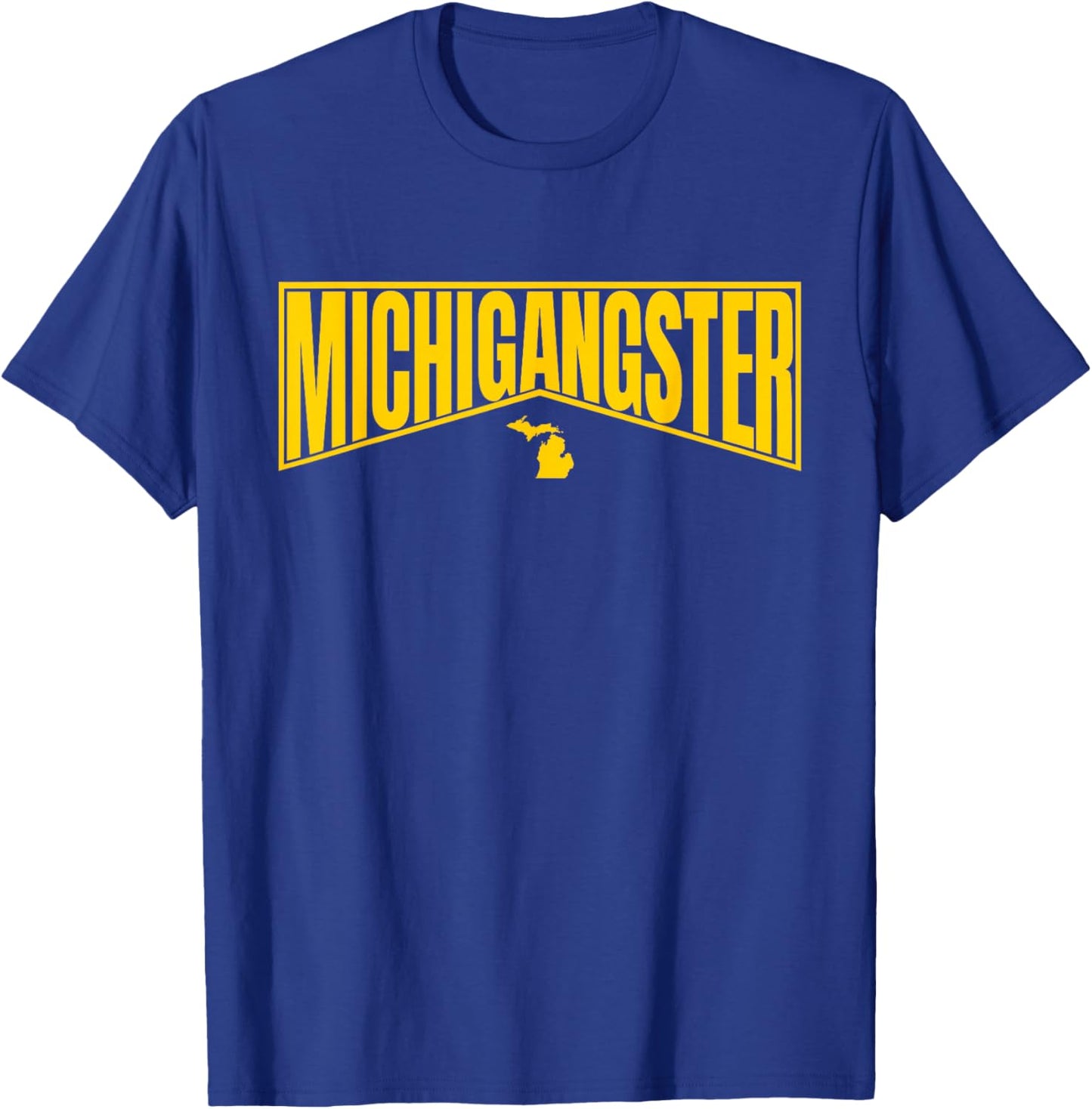Michigan Pride UP Michiganian Michigangster T-Shirt - T-Shirt | Royal