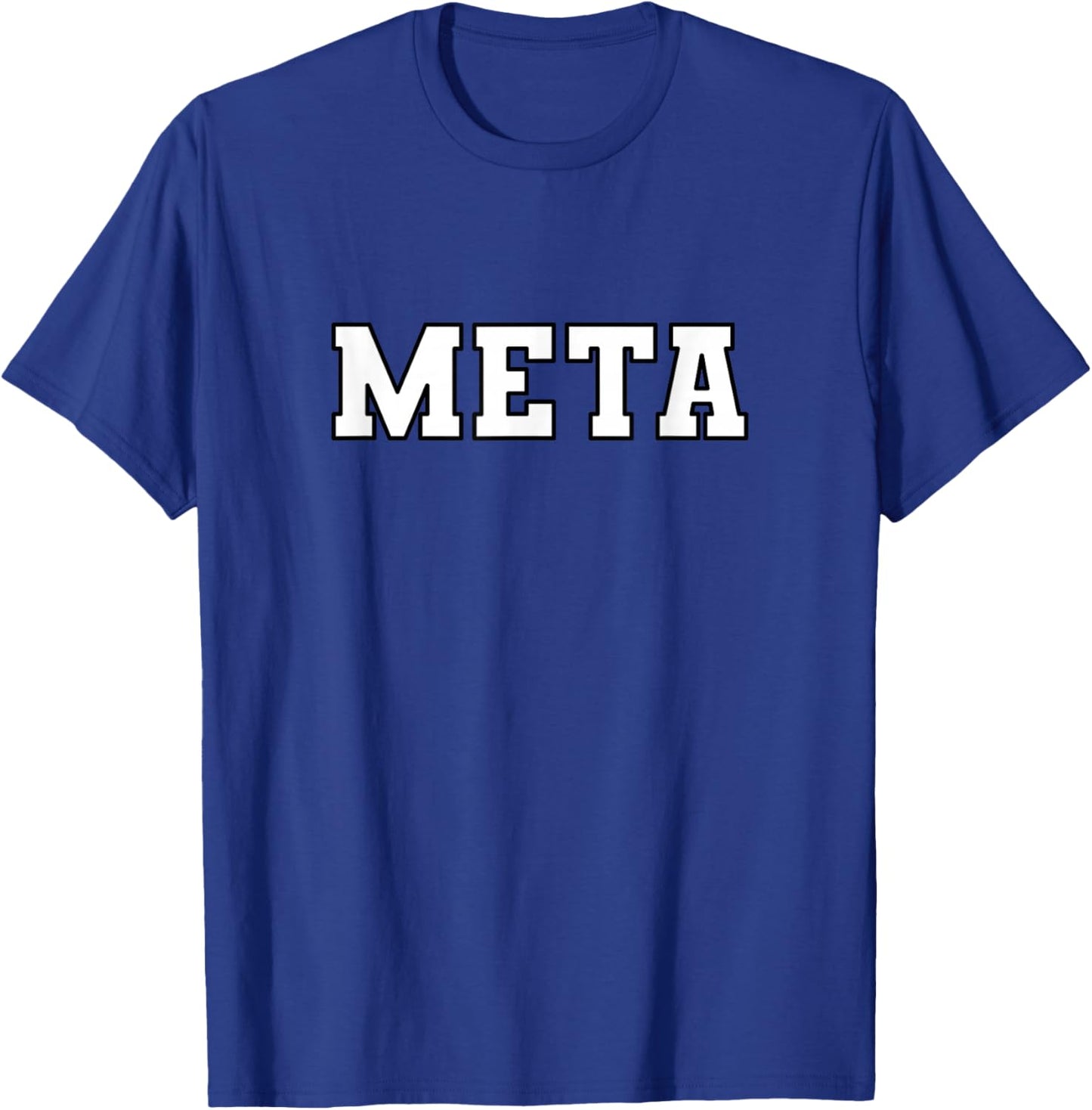 META Stock Symbol T-Shirt - T-Shirt | Royal