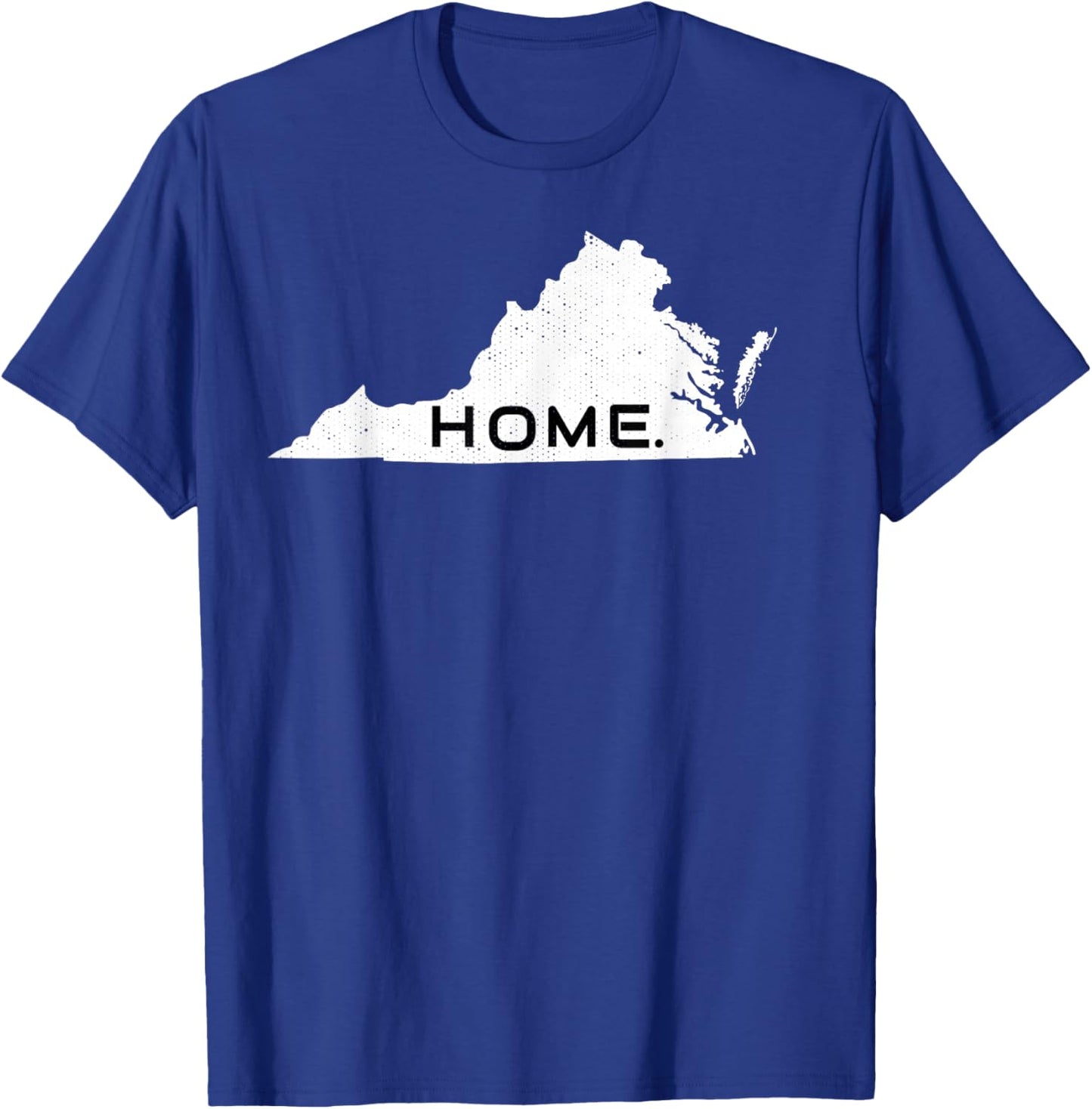 Distressed Virginia Home State T-Shirt - T-Shirt | Royal