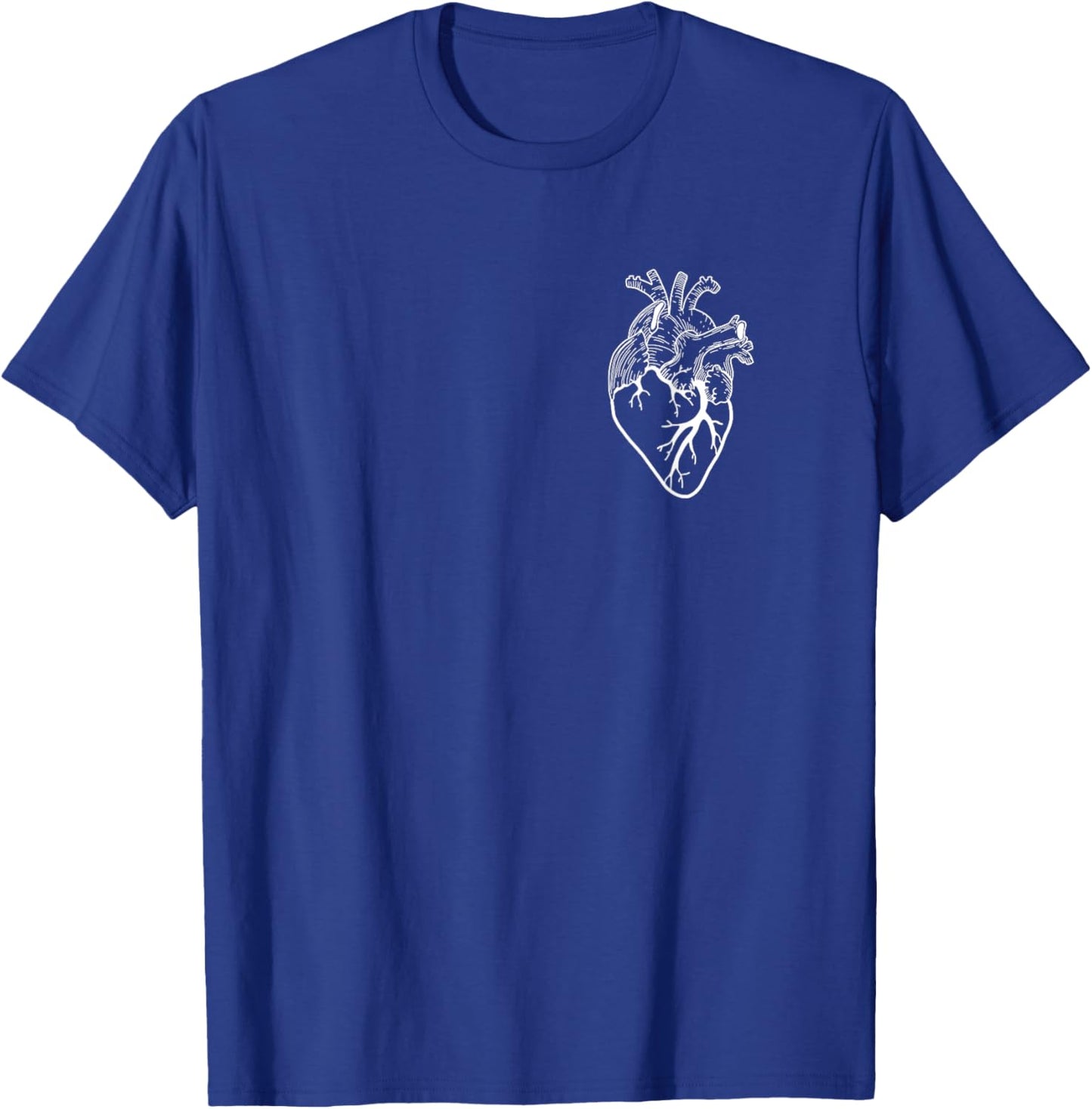 Anatomical Heart Cardiac Nurse T-Shirt - T-Shirt | Royal