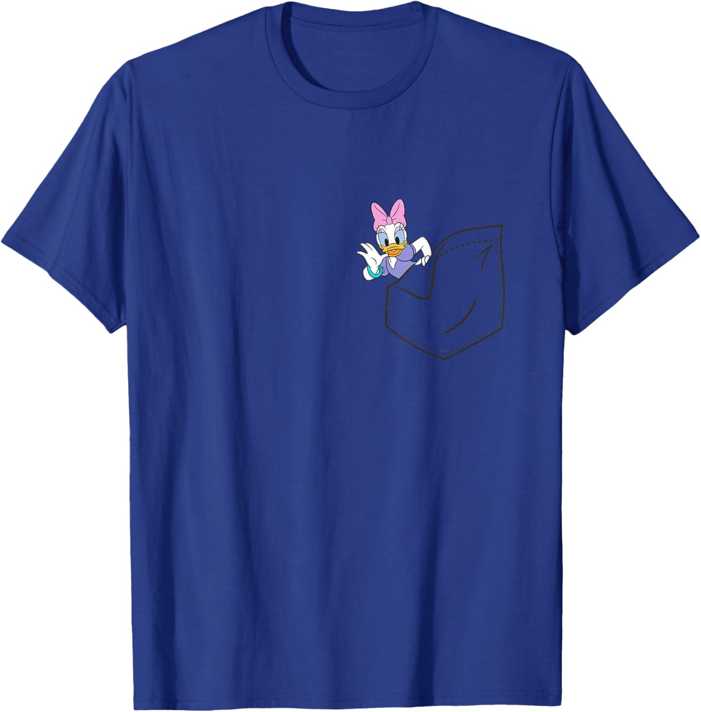 Disney Mickey & Friends Daisy Duck Small Pocket T-Shirt - T-Shirt | Royal