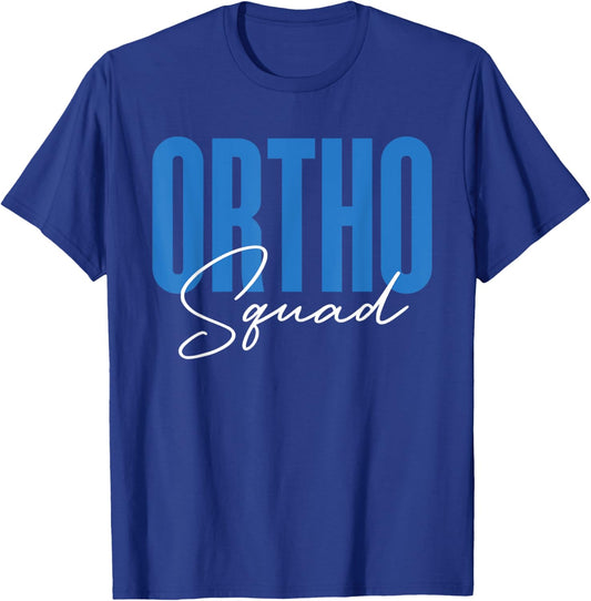 Ortho Squad Doctor Assistant Orthopedic Nurse T-Shirt - T-Shirt | Royal