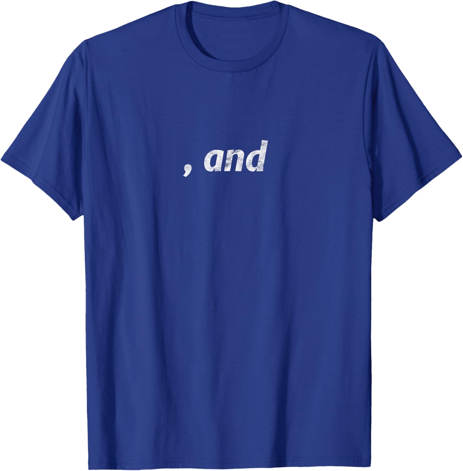 Oxford Comma T-Shirt - T-Shirt | Royal