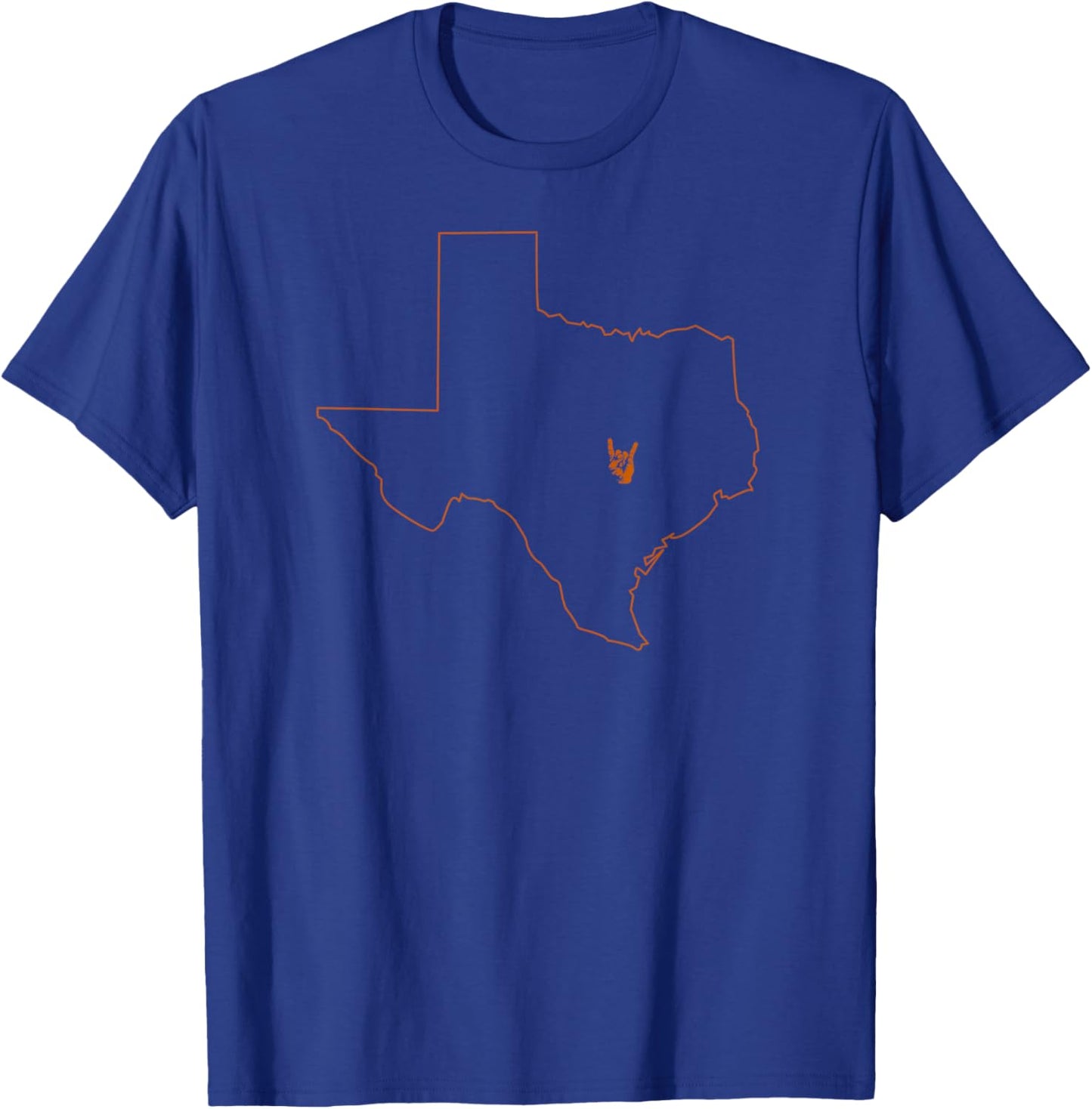 Texas Pride Hook Em Minimal Austin Men's, Women T-Shirt - T-Shirt | Royal
