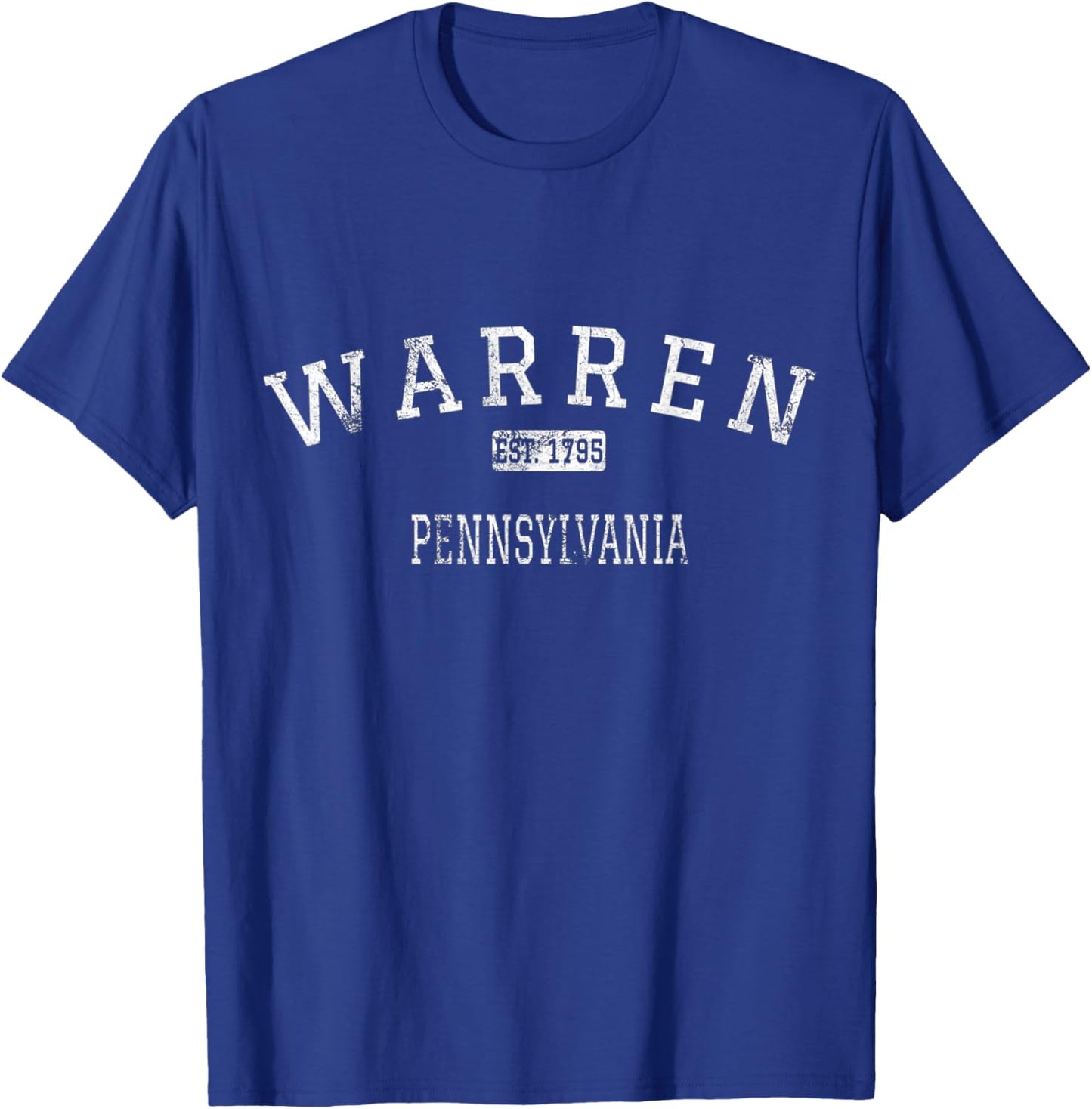 Warren Pennsylvania PA Vintage T-Shirt - T-Shirt | Royal