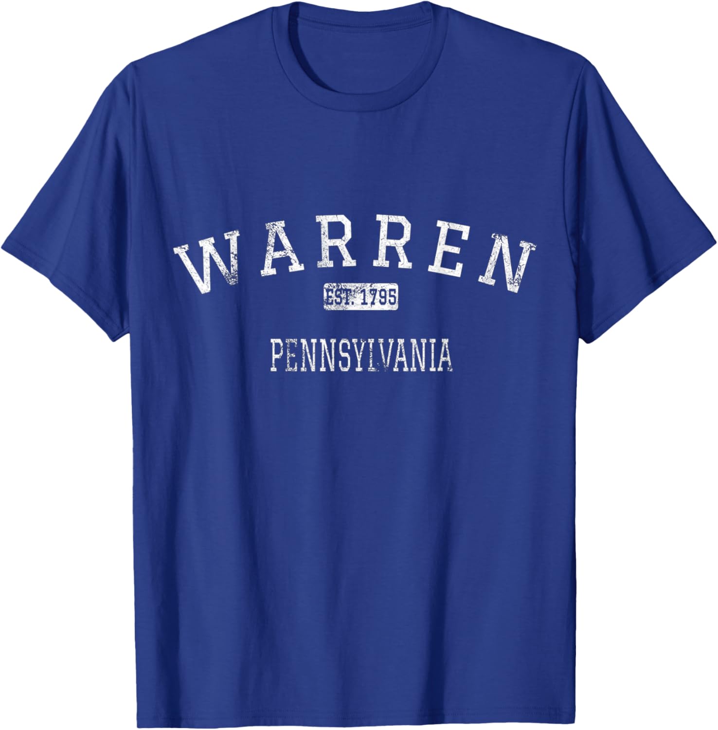 Warren Pennsylvania PA Vintage T-Shirt - T-Shirt | Royal