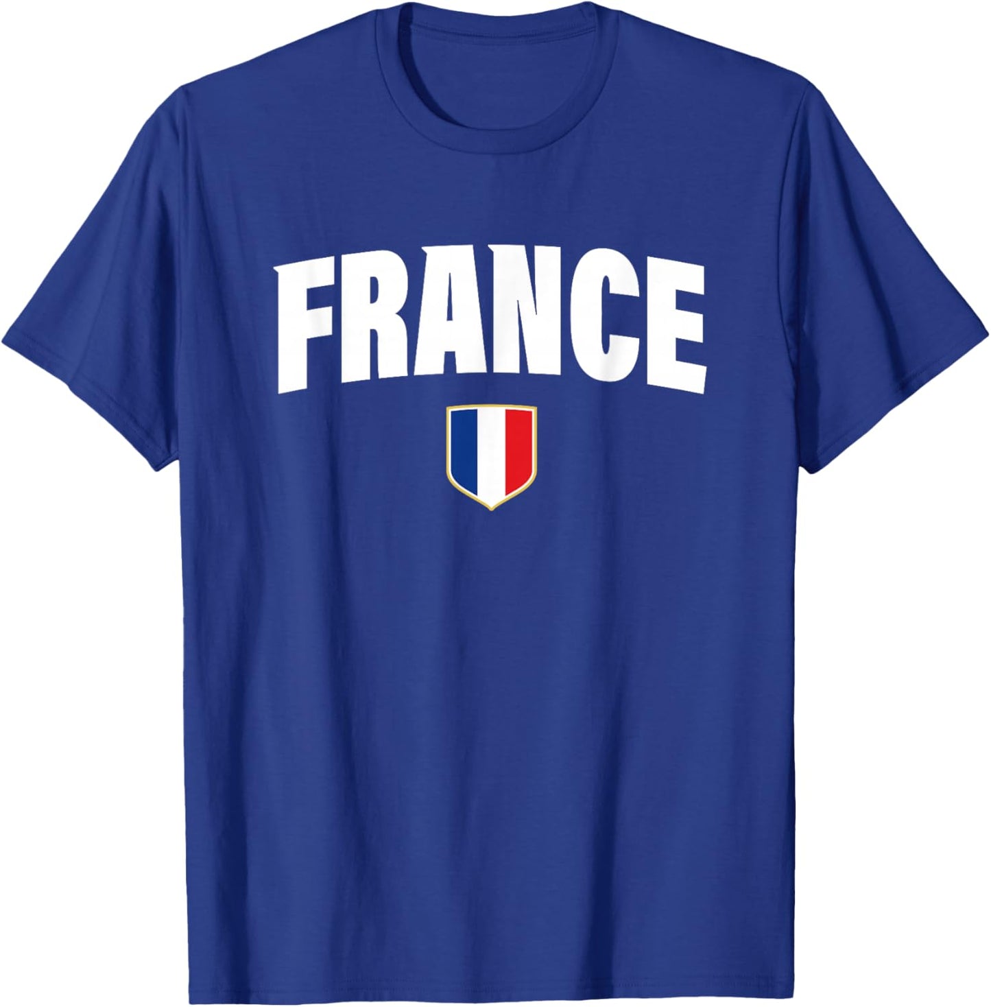 France Shirt Retro French Flag Vintage boys & girls Souvenir T-Shirt - T-Shirt | Royal