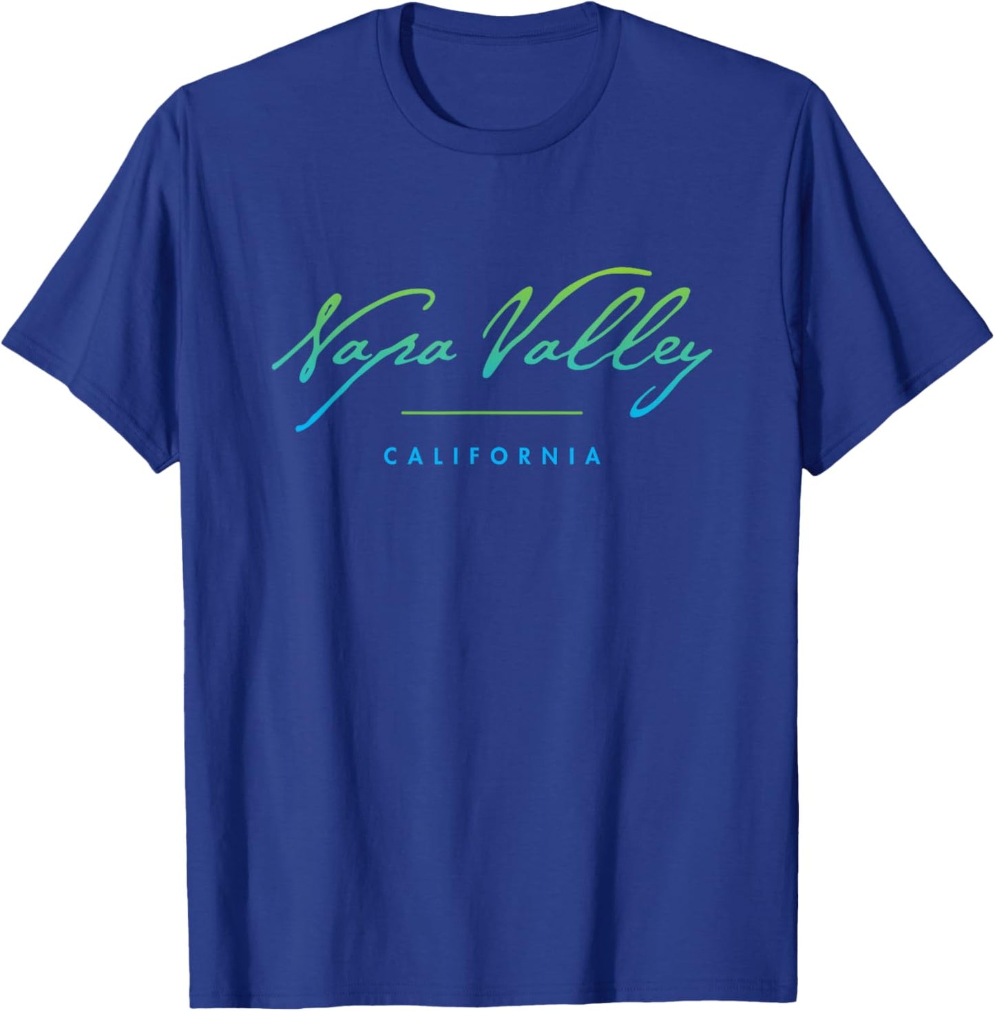 Napa Valley California T-Shirt - T-Shirt | Royal