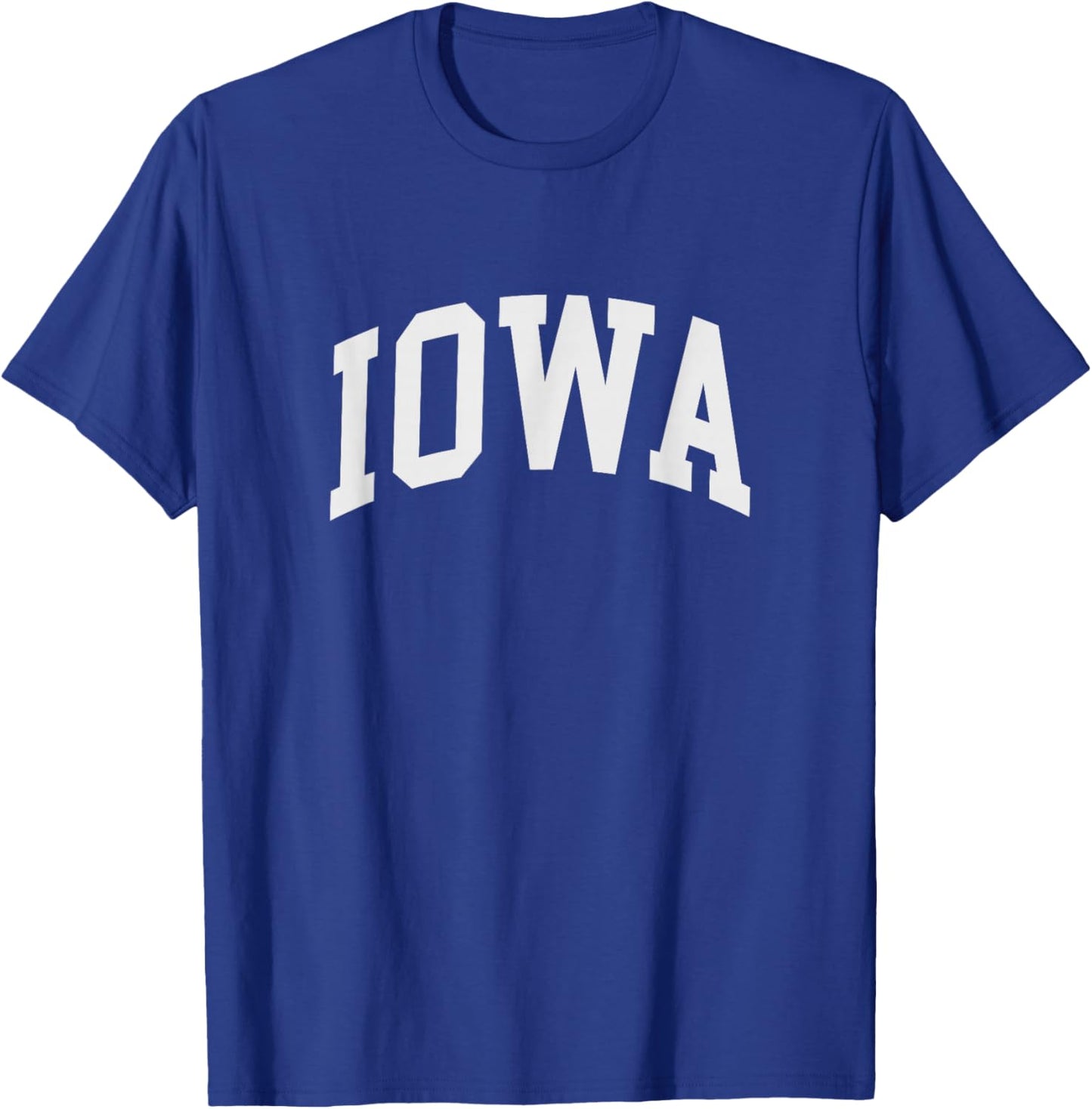 Iowa - Throwback Design - Classic T-Shirt - T-Shirt | Royal