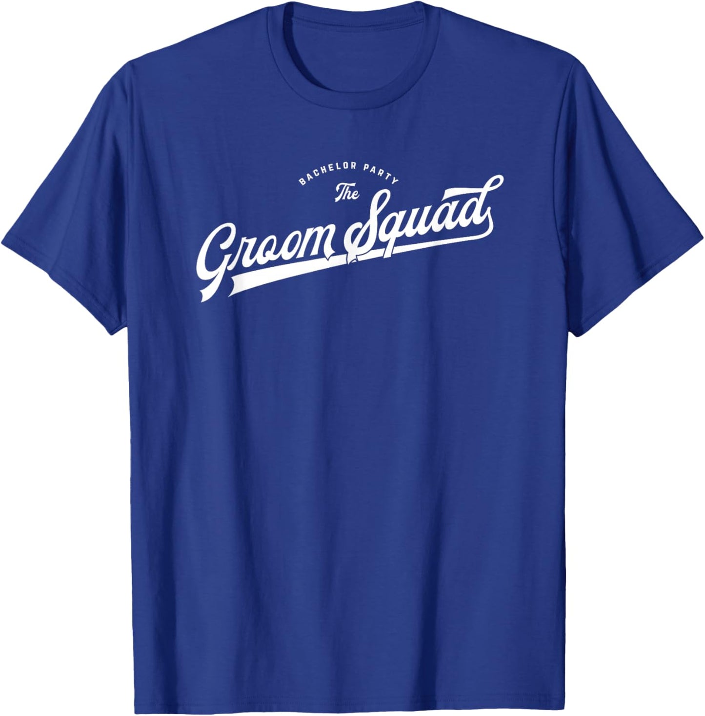 Bachelor Party Set Baseball Style The Groom Squad T-Shirt - T-Shirt | Royal