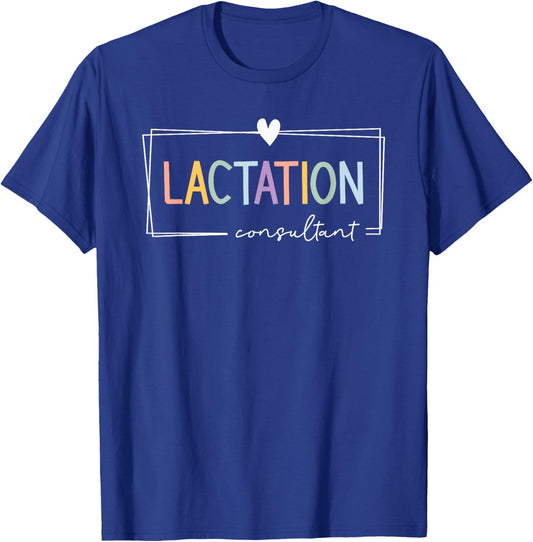 IBCLC Lactation Consultant Expert Breastfeeding , Black T-Shirt - T-Shirt | Royal