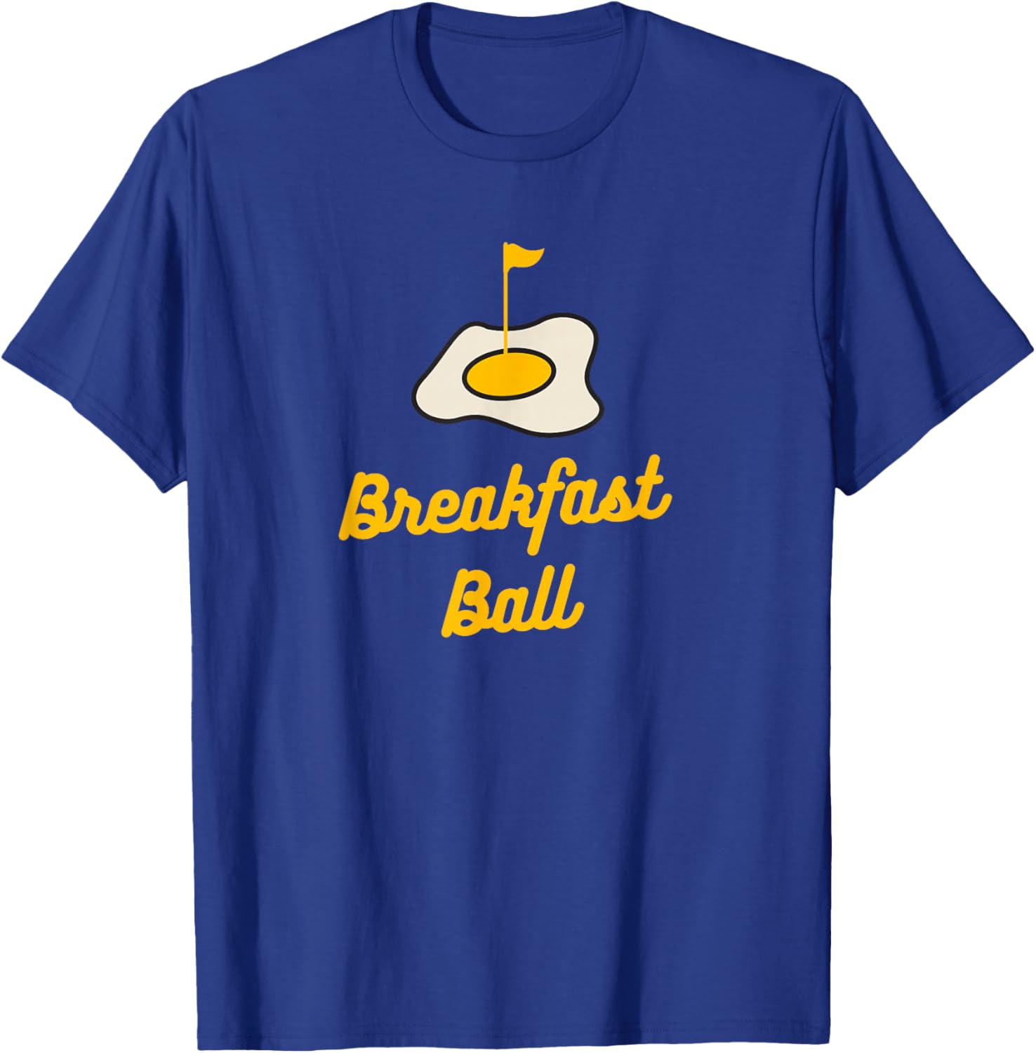 Breakfast Ball Mulligan Golf T-Shirt - T-Shirt | Royal