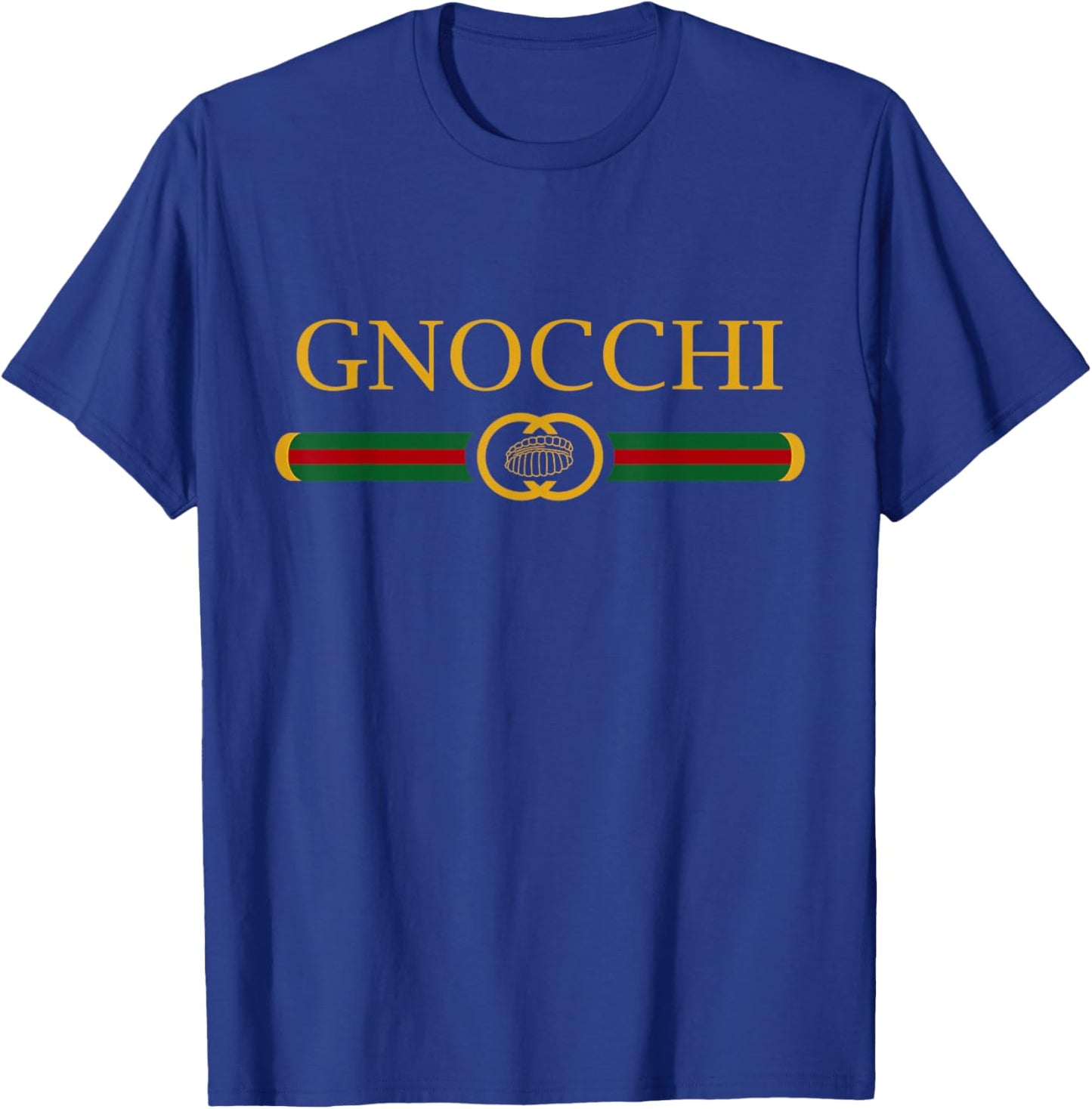 Gnocchi Funny Logo Style Italian Foodie T-Shirt - T-Shirt | Royal