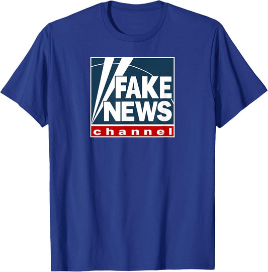 Fake News Channel T-Shirt - T-Shirt | Royal