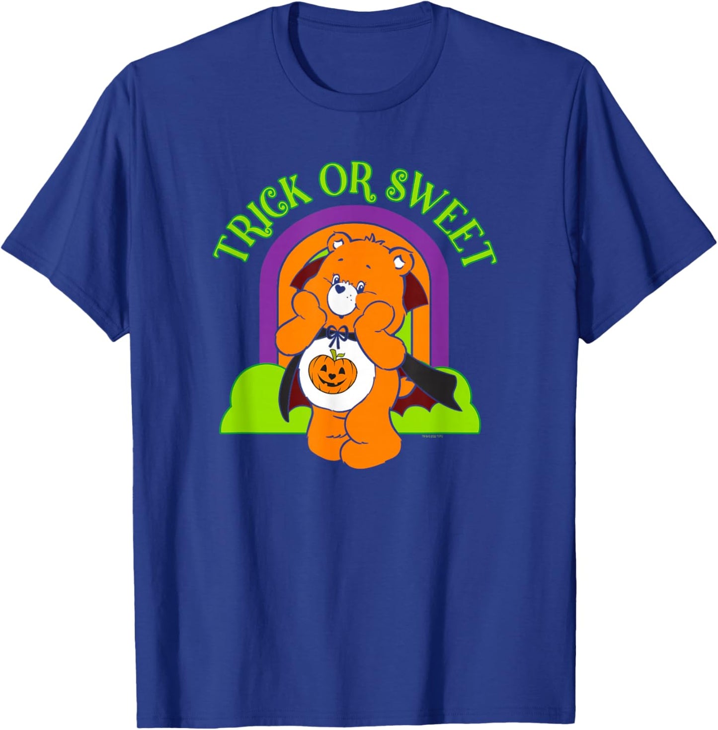 Care Bears Halloween Trick Or Sweet Vintage Bear Poster T-Shirt - T-Shirt | Royal