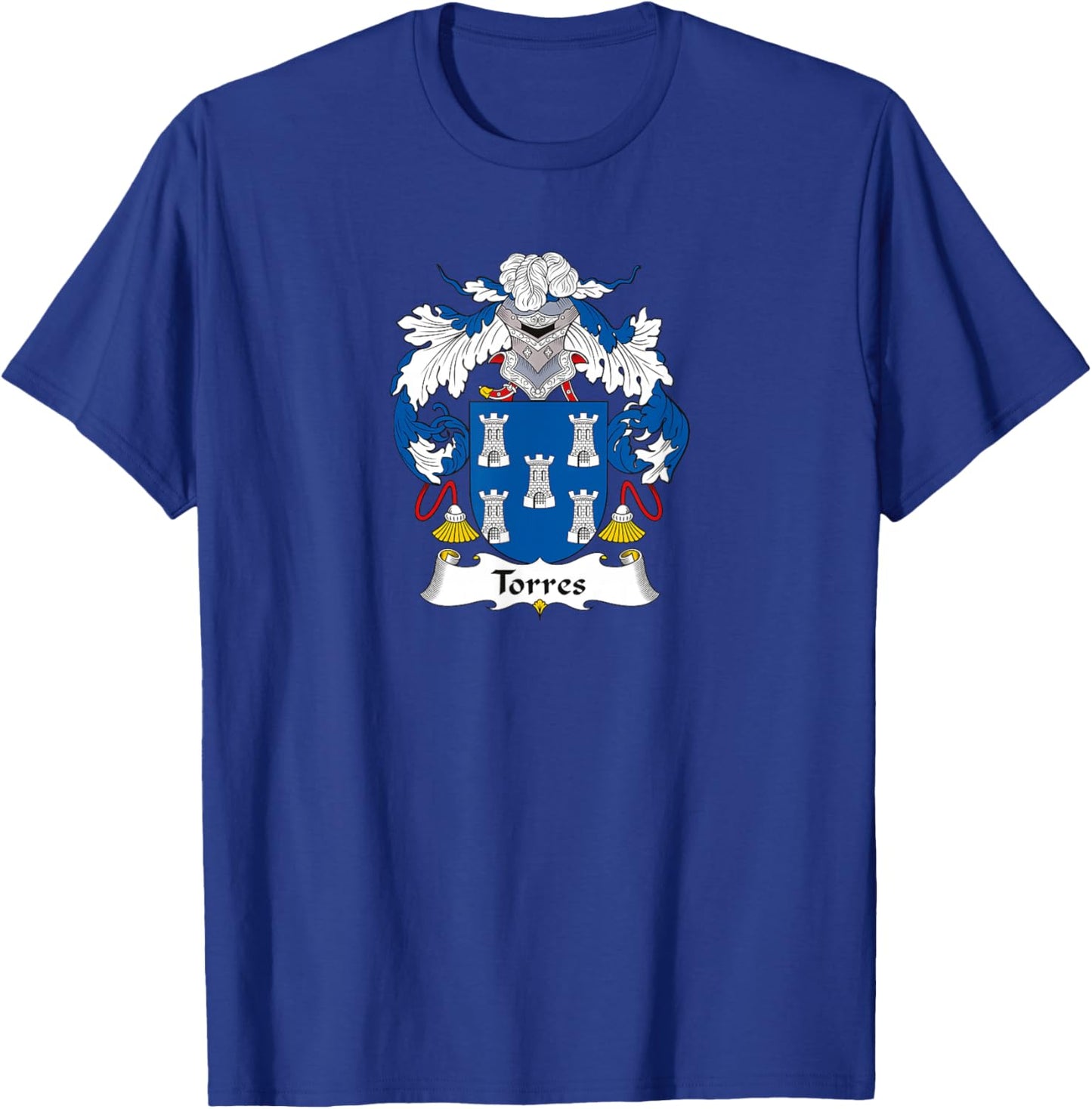 Torres Coat of Arms - Family Crest T-Shirt - T-Shirt | Royal