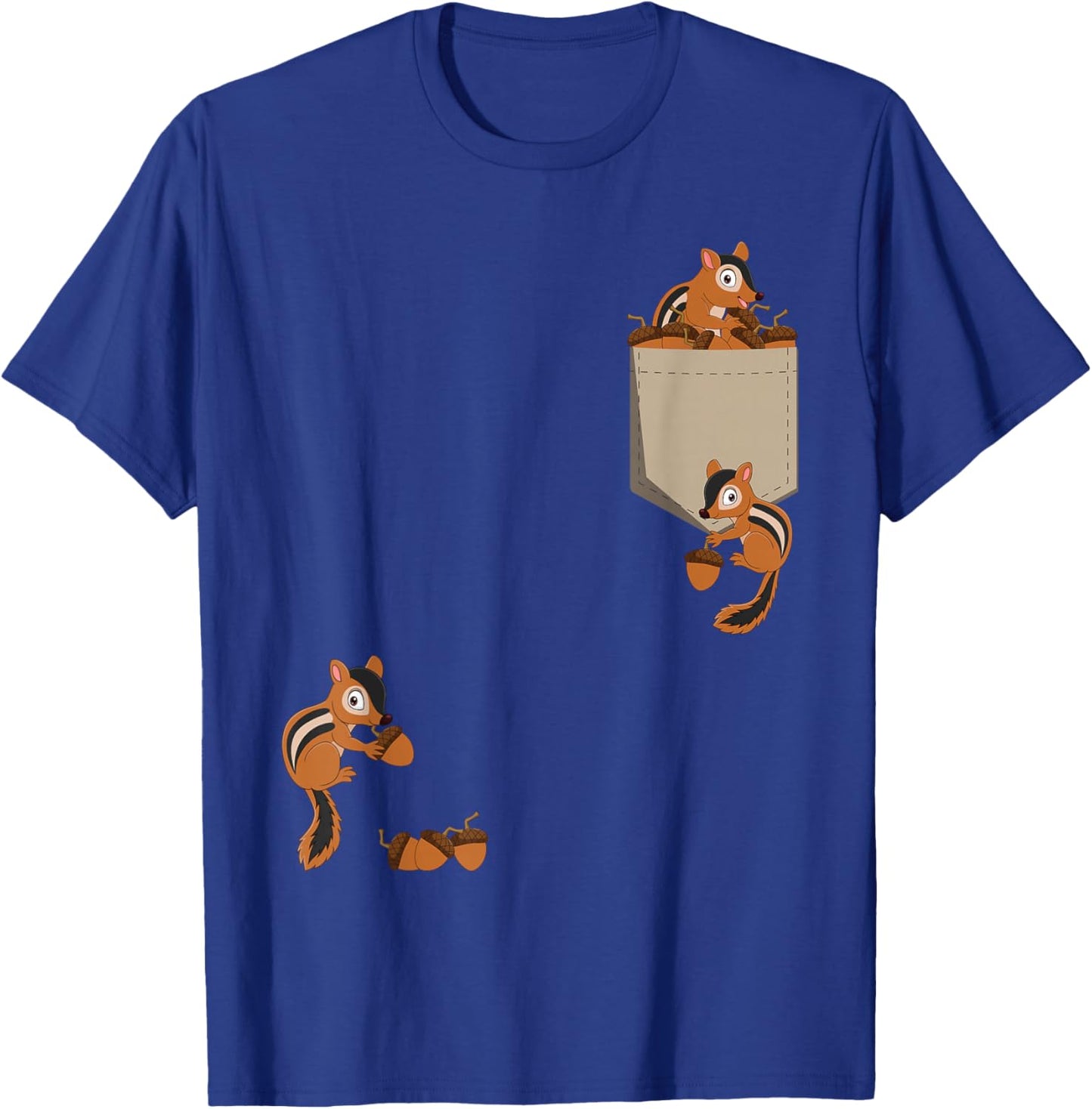 Cute Climbing Squirrels - Rodent Squirrel Lover Animal T-Shirt - T-Shirt | Royal