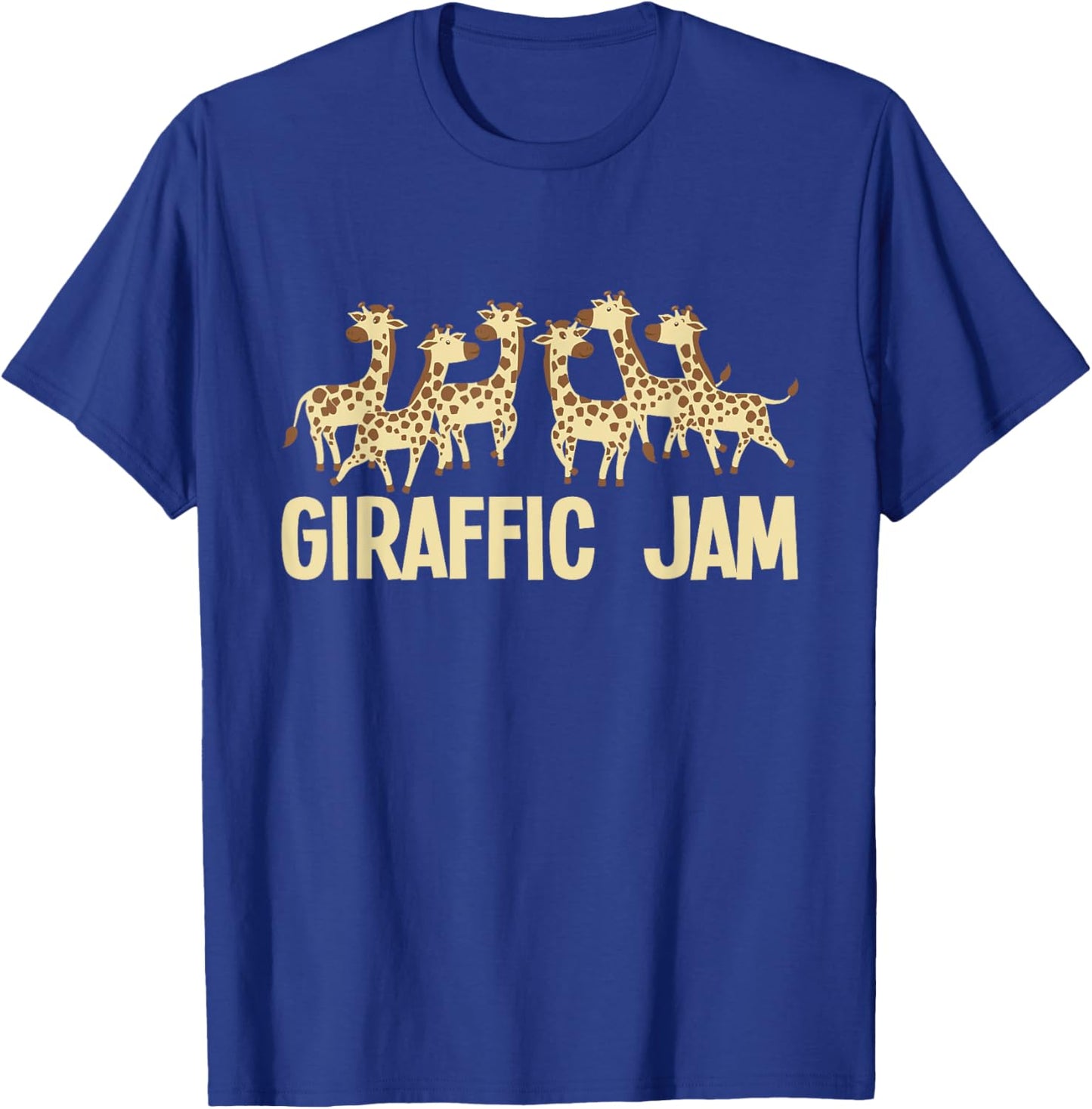 Giraffic Jam - Zoo Animal Lover Zookeeper Giraffes Giraffe T-Shirt - T-Shirt | Royal
