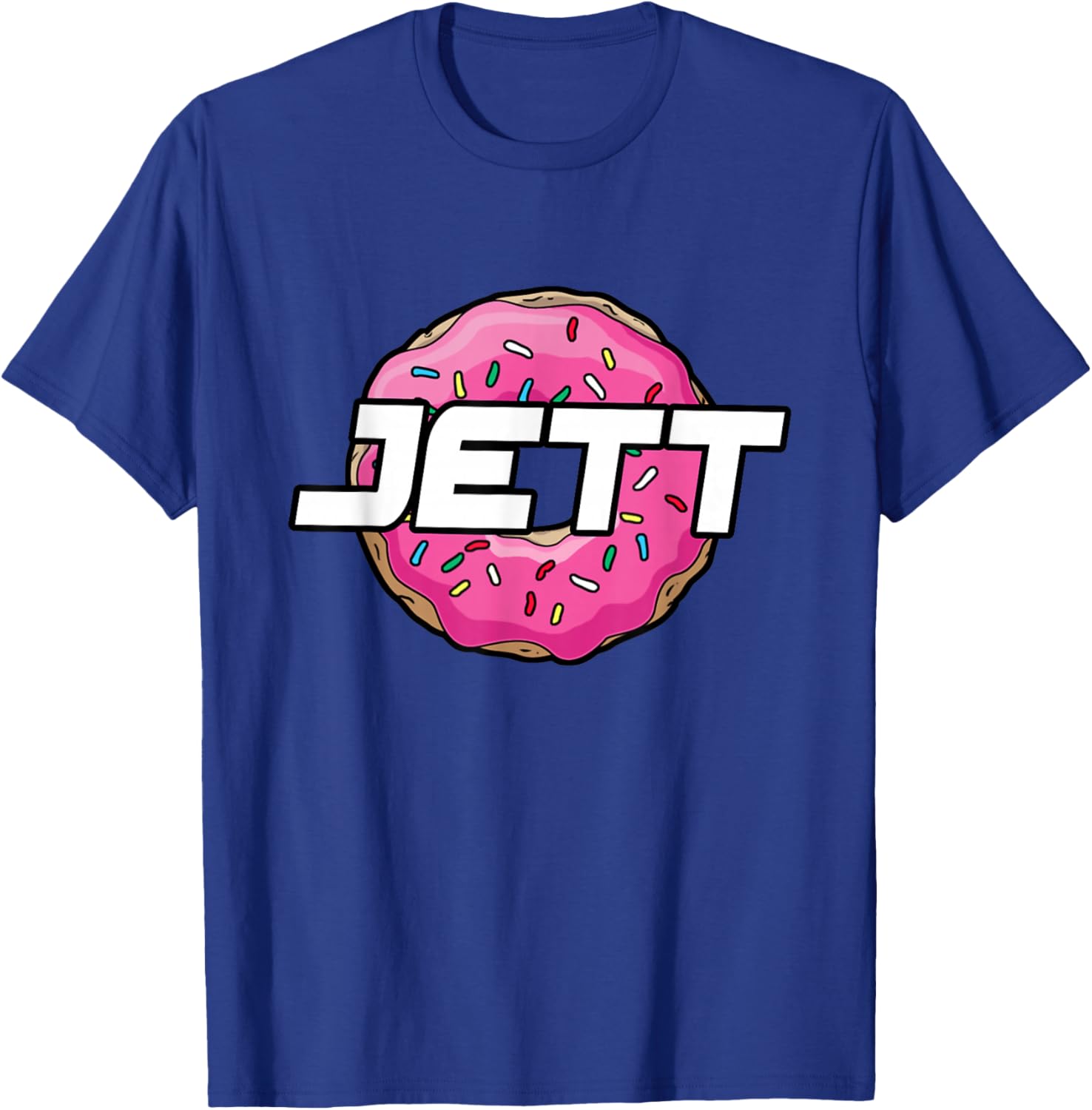 Jett Lawrence JL18 Motocorss Supercross Donut T-Shirt - T-Shirt | Royal