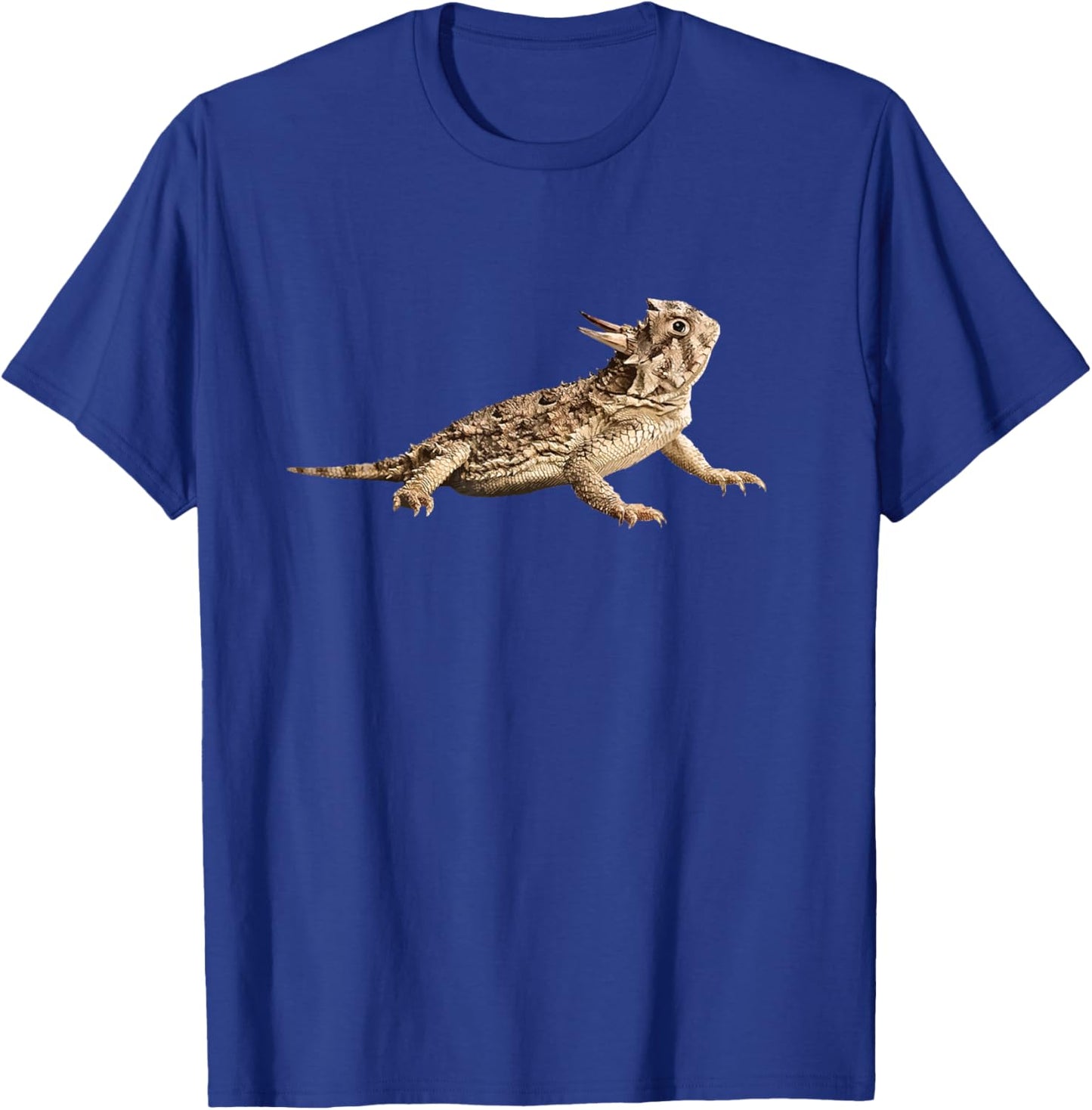Horned Toad Portrait T-Shirt - T-Shirt | Royal