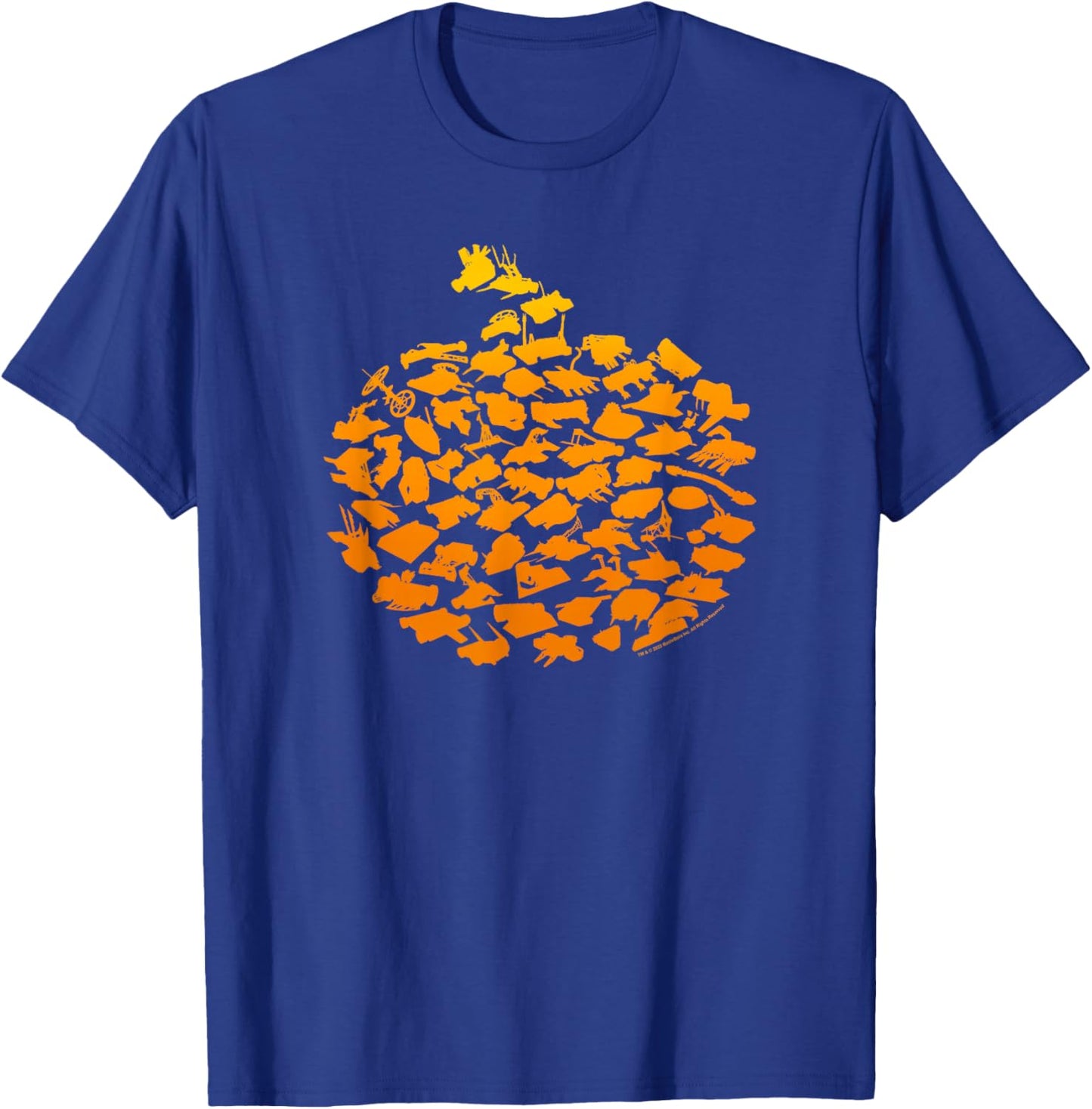 BattleBots Halloween Pumpkin Bot Collage T-Shirt - T-Shirt | Royal