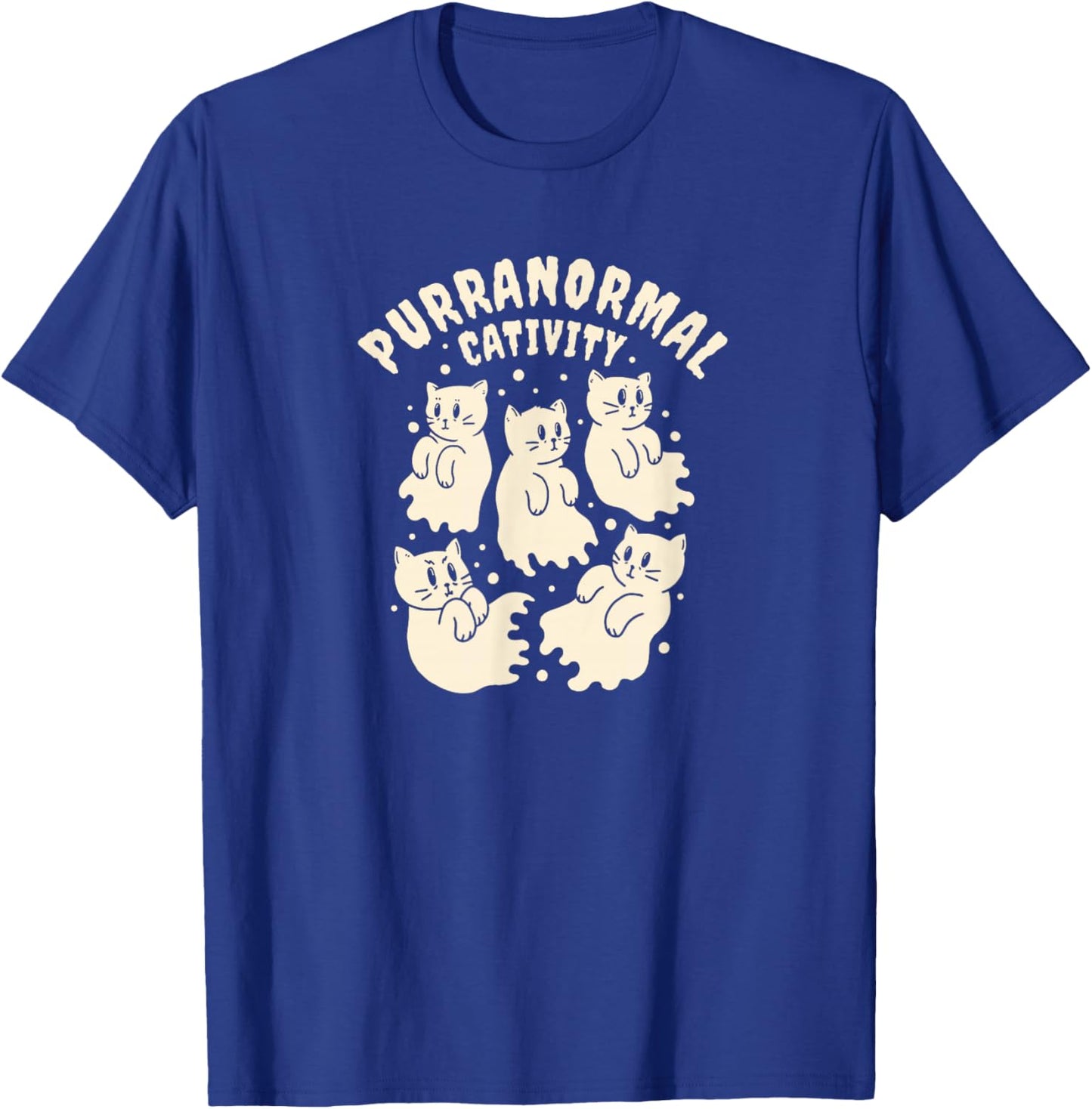Purranormal Cativity Paranormal Cat Halloween Women T-Shirt - T-Shirt | Royal