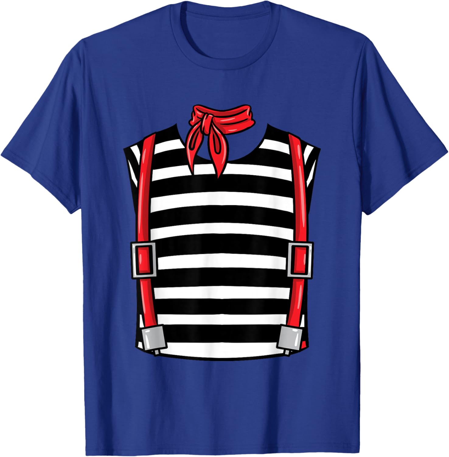 French Mime Costume Halloween T-Shirt - T-Shirt | Royal