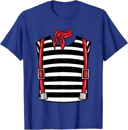 French Mime Costume Halloween T-Shirt - T-Shirt | Royal