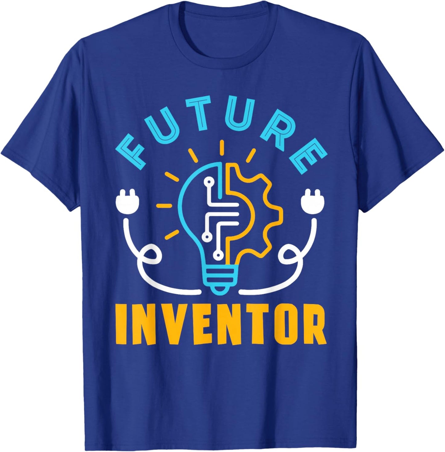 Future Inventor Creator Lightbulb Innovator Kids Inventor T-Shirt - T-Shirt | Royal