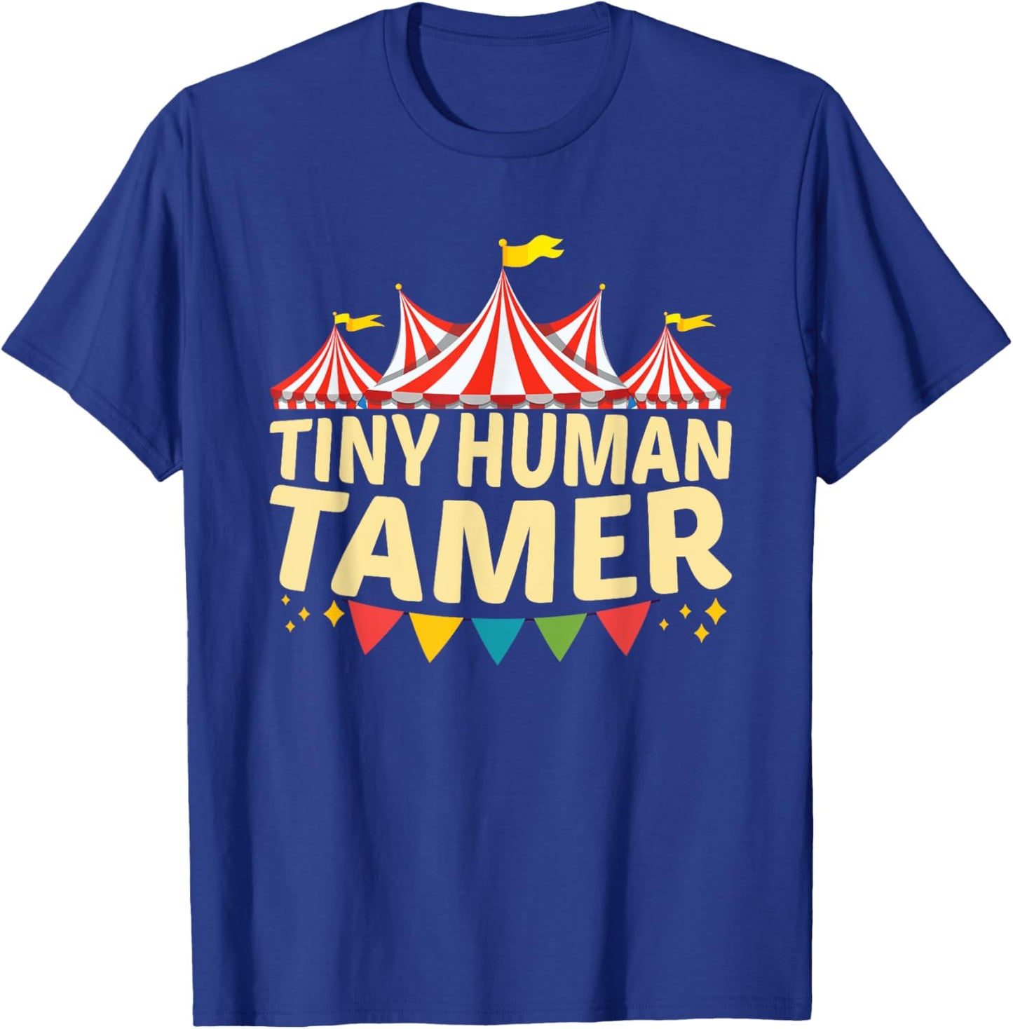 Tiny Human Tamer Funny Aesthetic Circus Art Carnival T-Shirt - T-Shirt | Royal