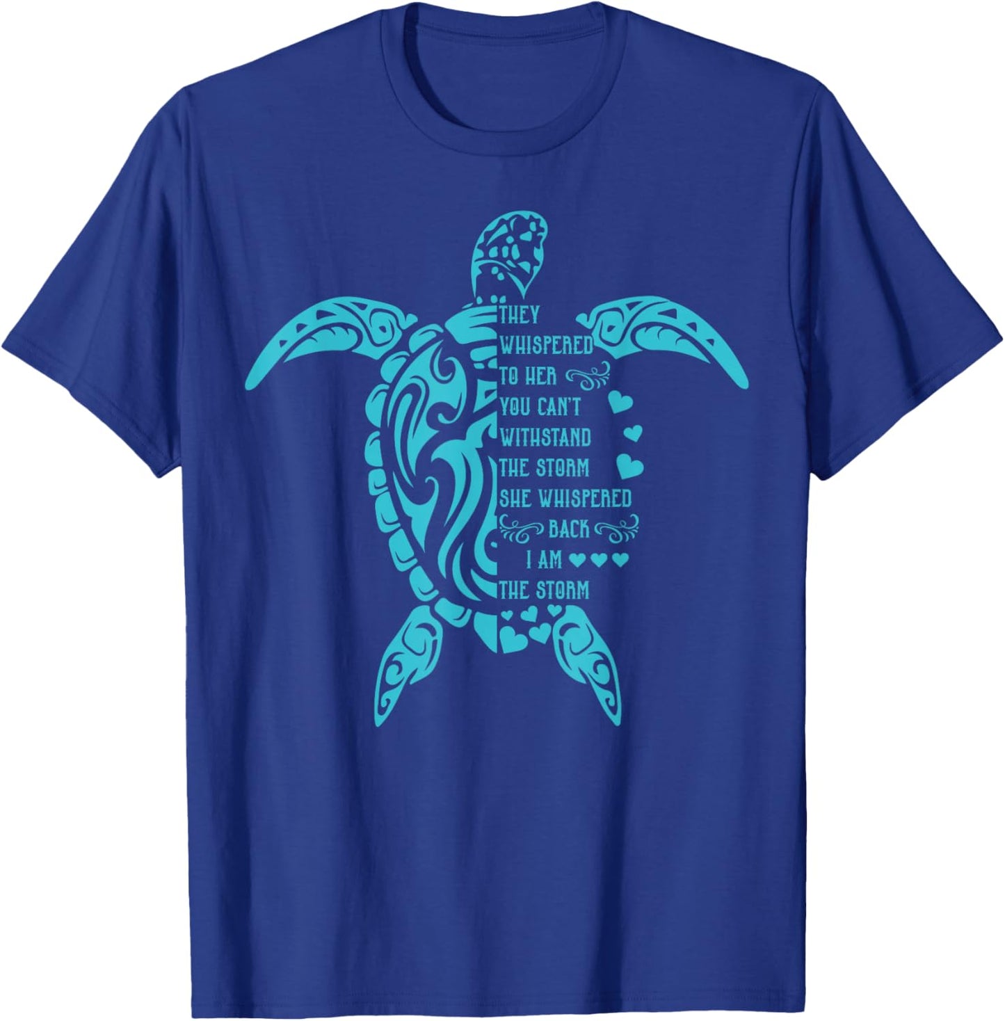 Hawaiian Sea Turtle Funny Turtles Gifts For Girls, Women T-Shirt - T-Shirt | Royal