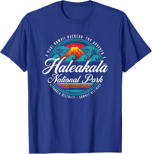 Haleakala National Park Hawaii Maui Vintage T-Shirt - T-Shirt | Royal