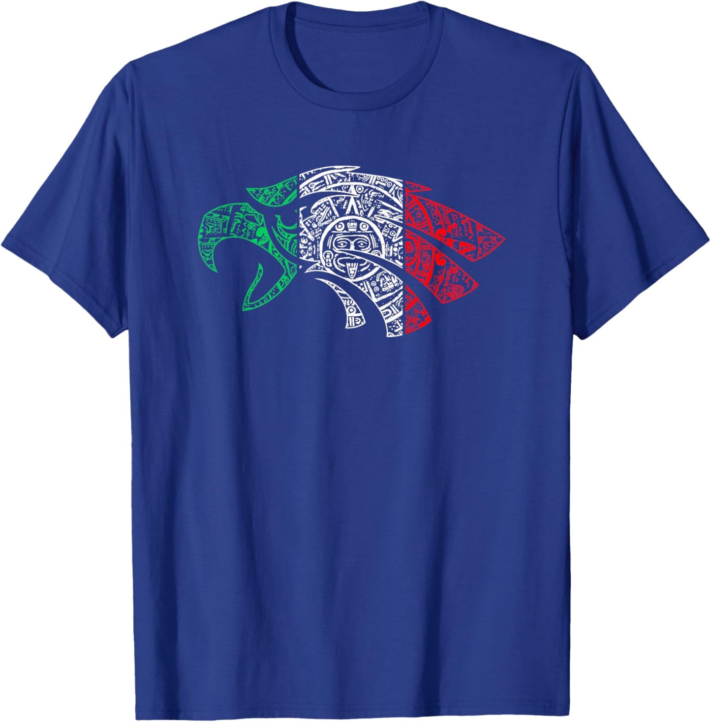 Mexico Sacred Aztec Calendar Mexican Eagle Archeological T-Shirt - T-Shirt | Royal