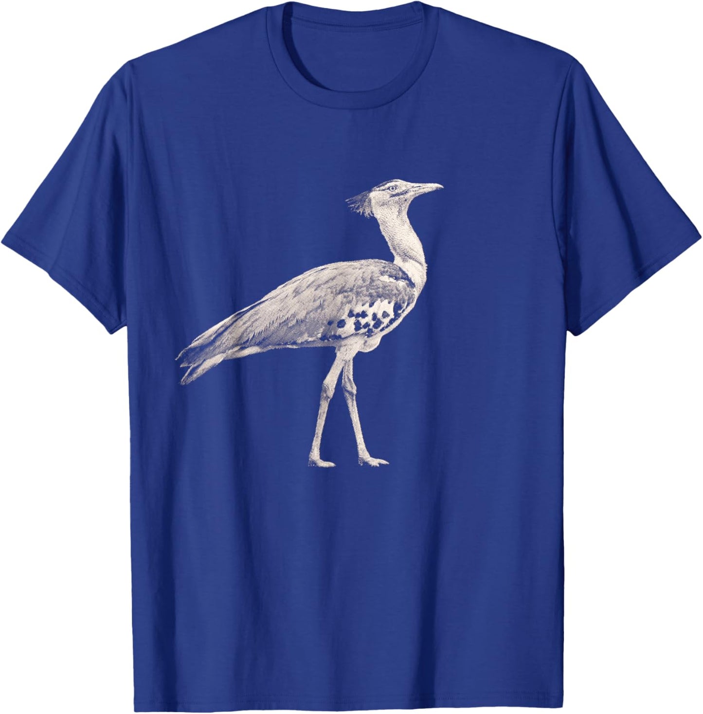 Kori Bustard Africa Bird Watcher T-Shirt - T-Shirt | Royal
