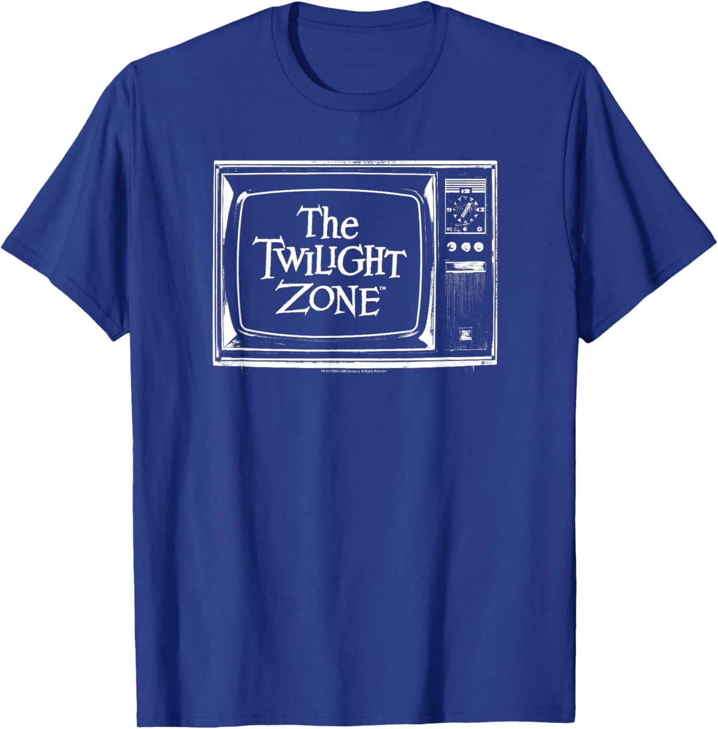 The Twilight Zone Vintage Television Logo T-Shirt - T-Shirt | Royal