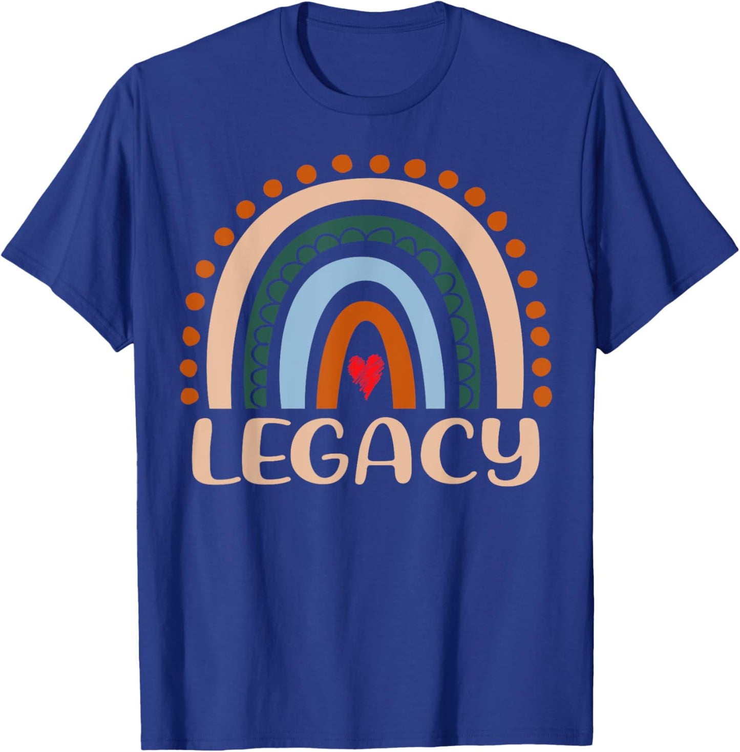 Legacy Name Personalized Funny Women Rainbow Legacy T-Shirt - T-Shirt | Royal