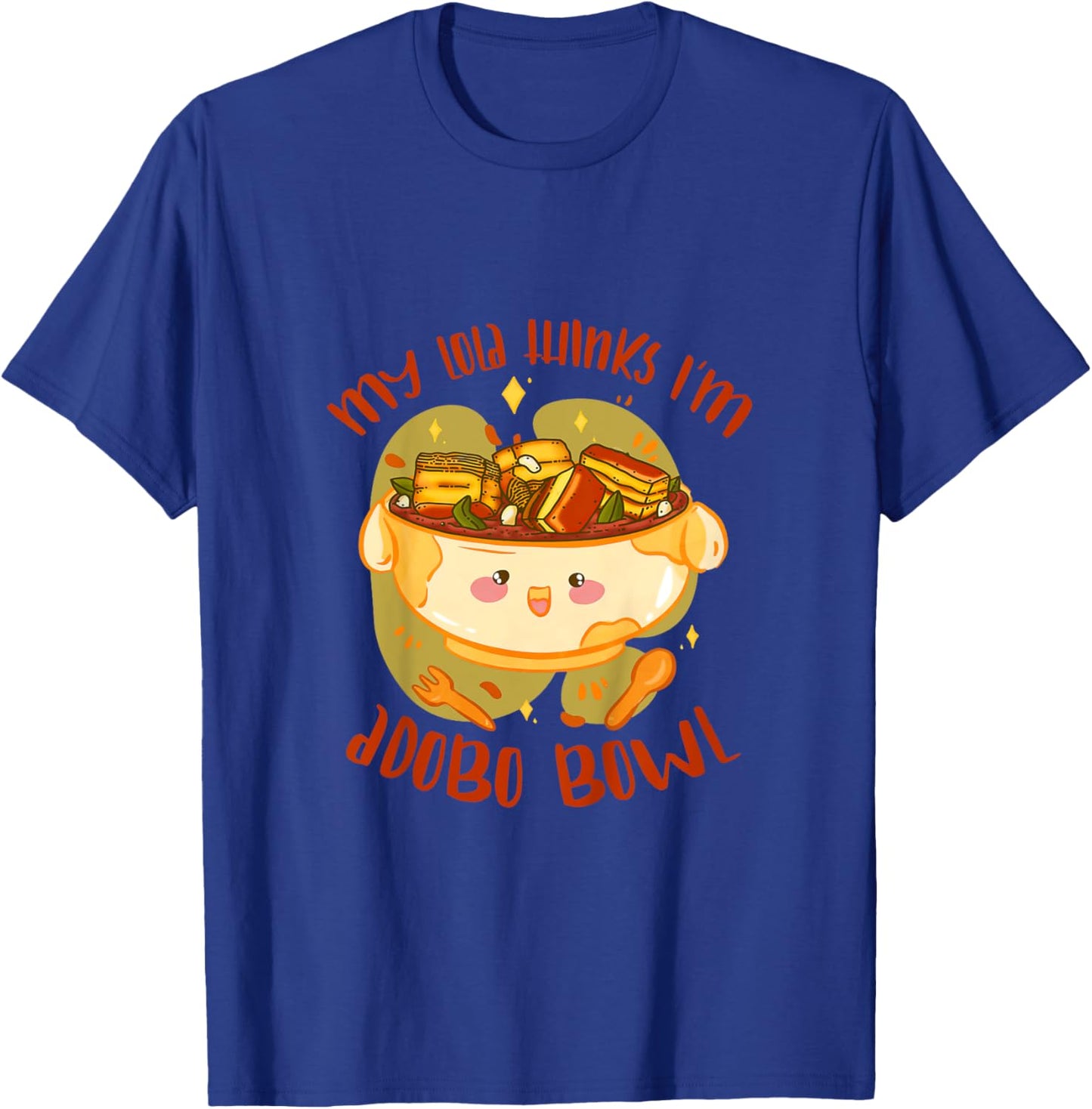 Kids My Lola Thinks I'm Adobo Bowl Filipino Baby Shower Pregnancy T-Shirt - T-Shirt | Royal