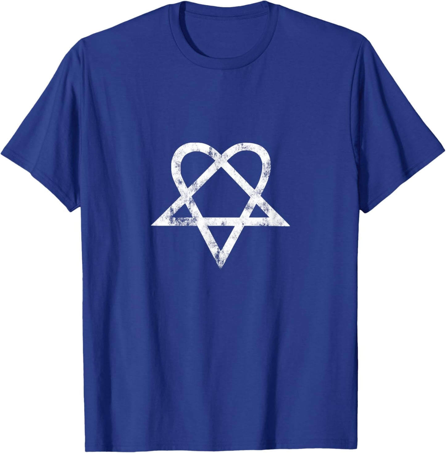 Opium Heart Pentagram Streetwear T-Shirt - T-Shirt | Royal