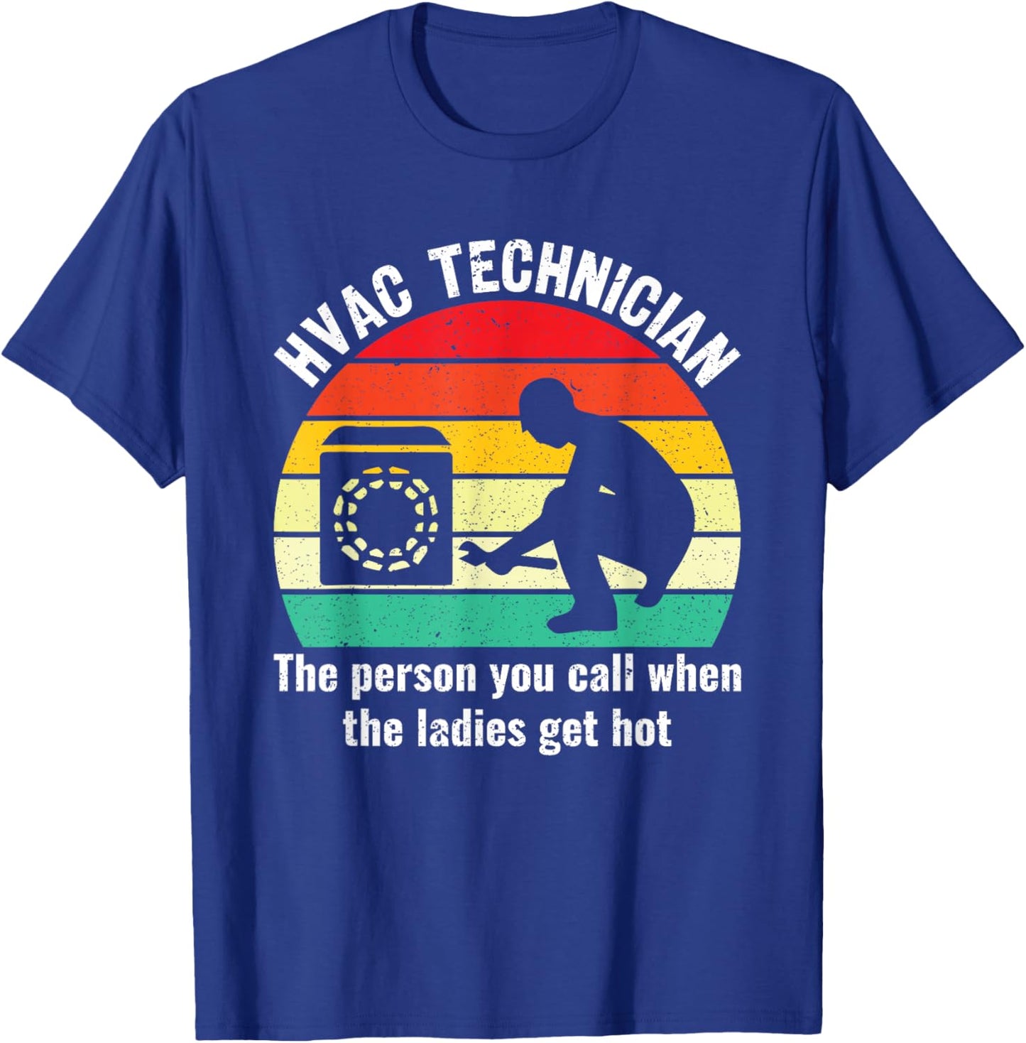 Funny HVAC Technician Definition HVAC Tech T-Shirt - T-Shirt | Royal