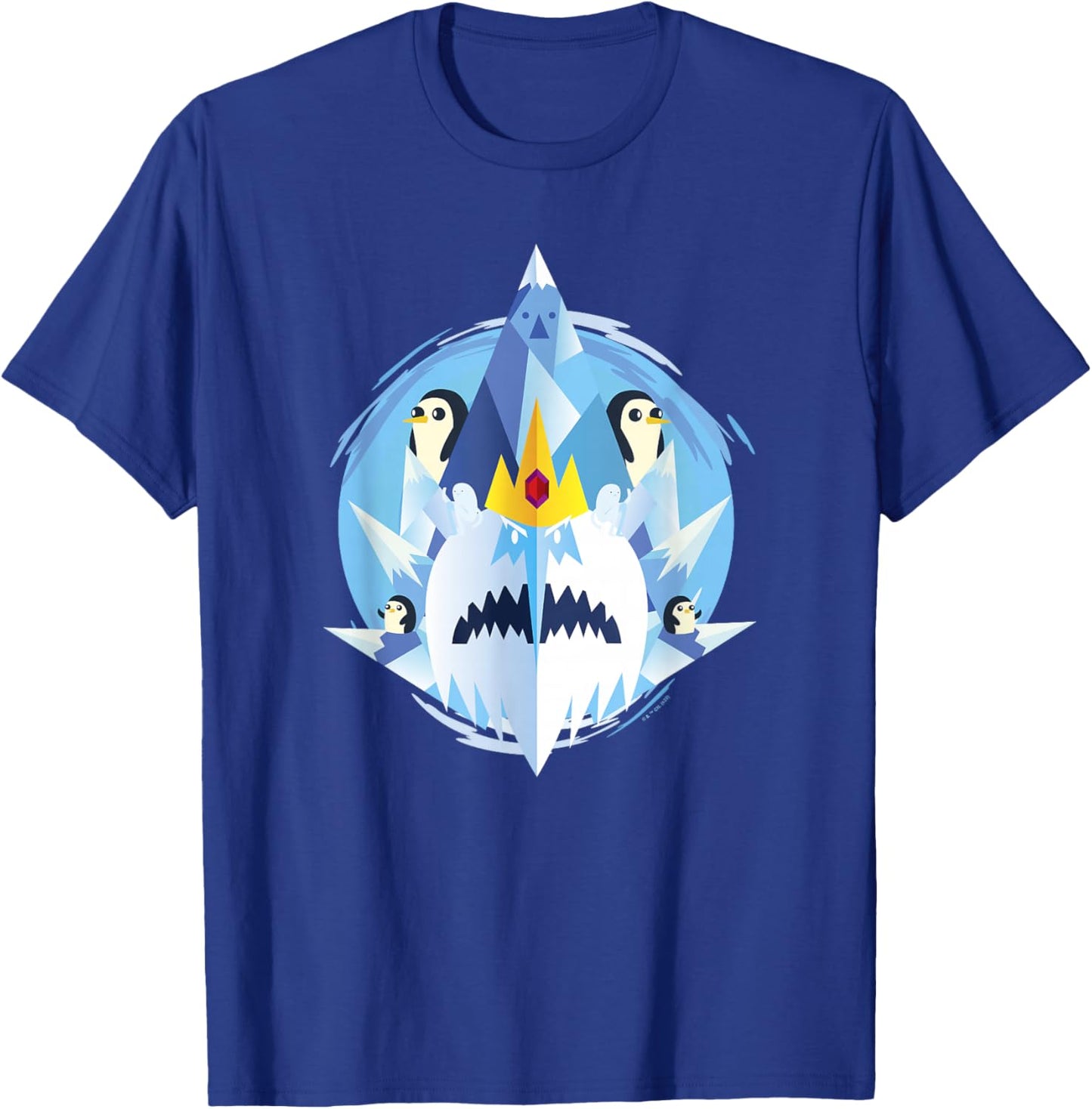 Adventure Time Ice King Big Face T-Shirt - T-Shirt | Royal